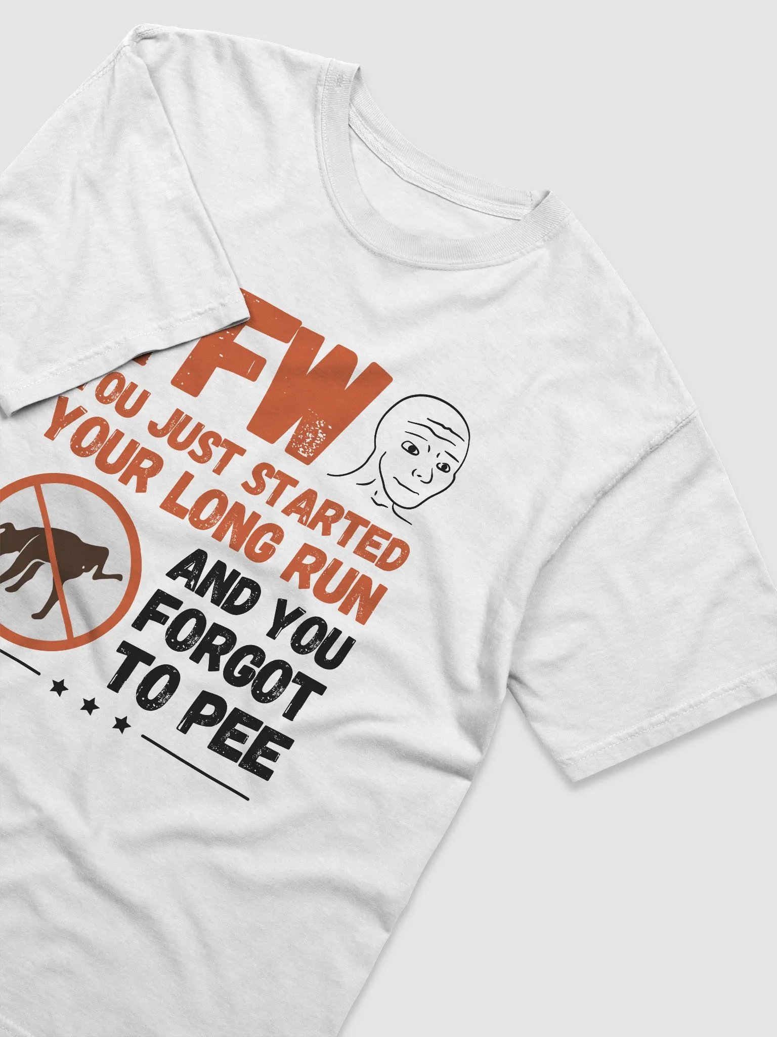 Long Run Pee T-Shirt product image (6)