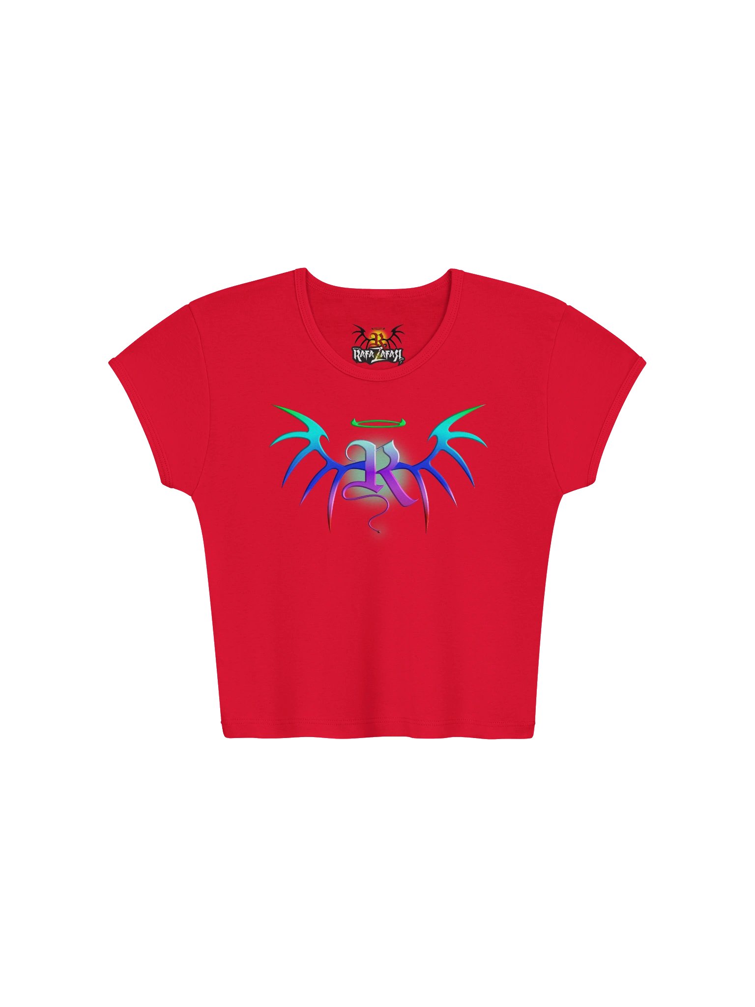 Copy of RafaZafar Logo Crop Top (Vapour) product image (1)