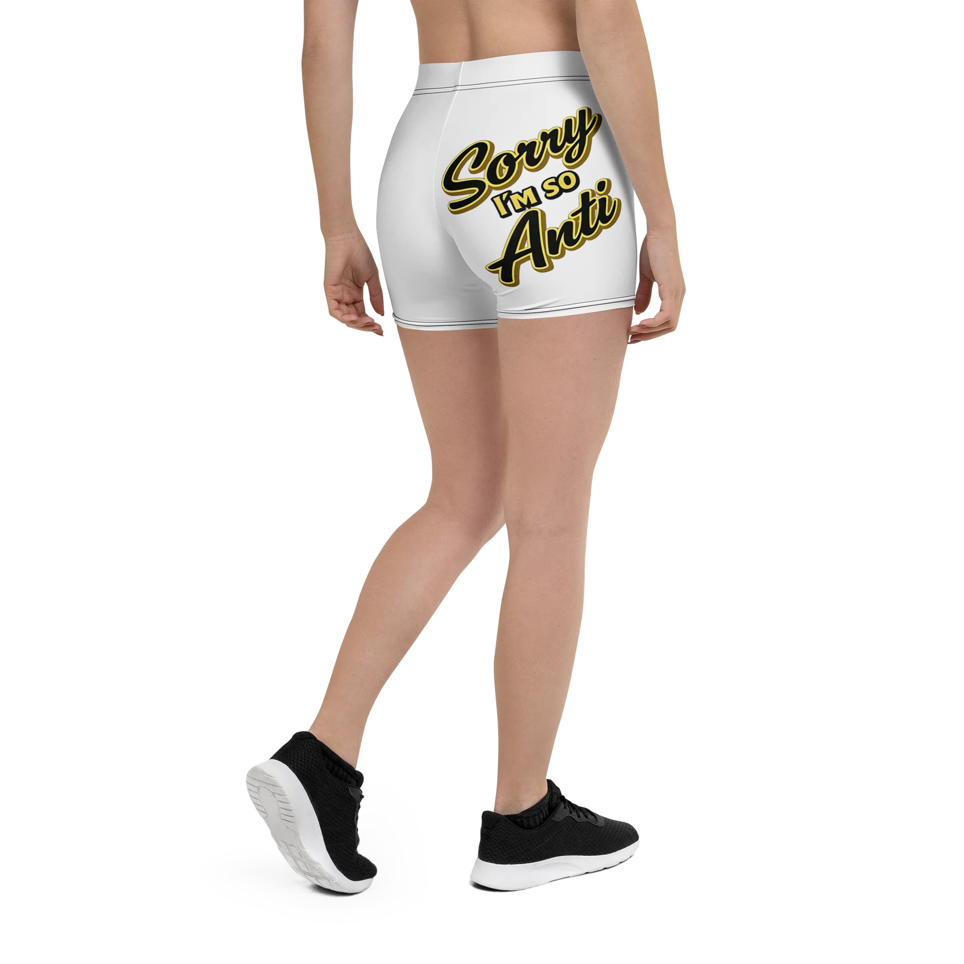 Sorry Im So Anti Booty Shorts product image (1)