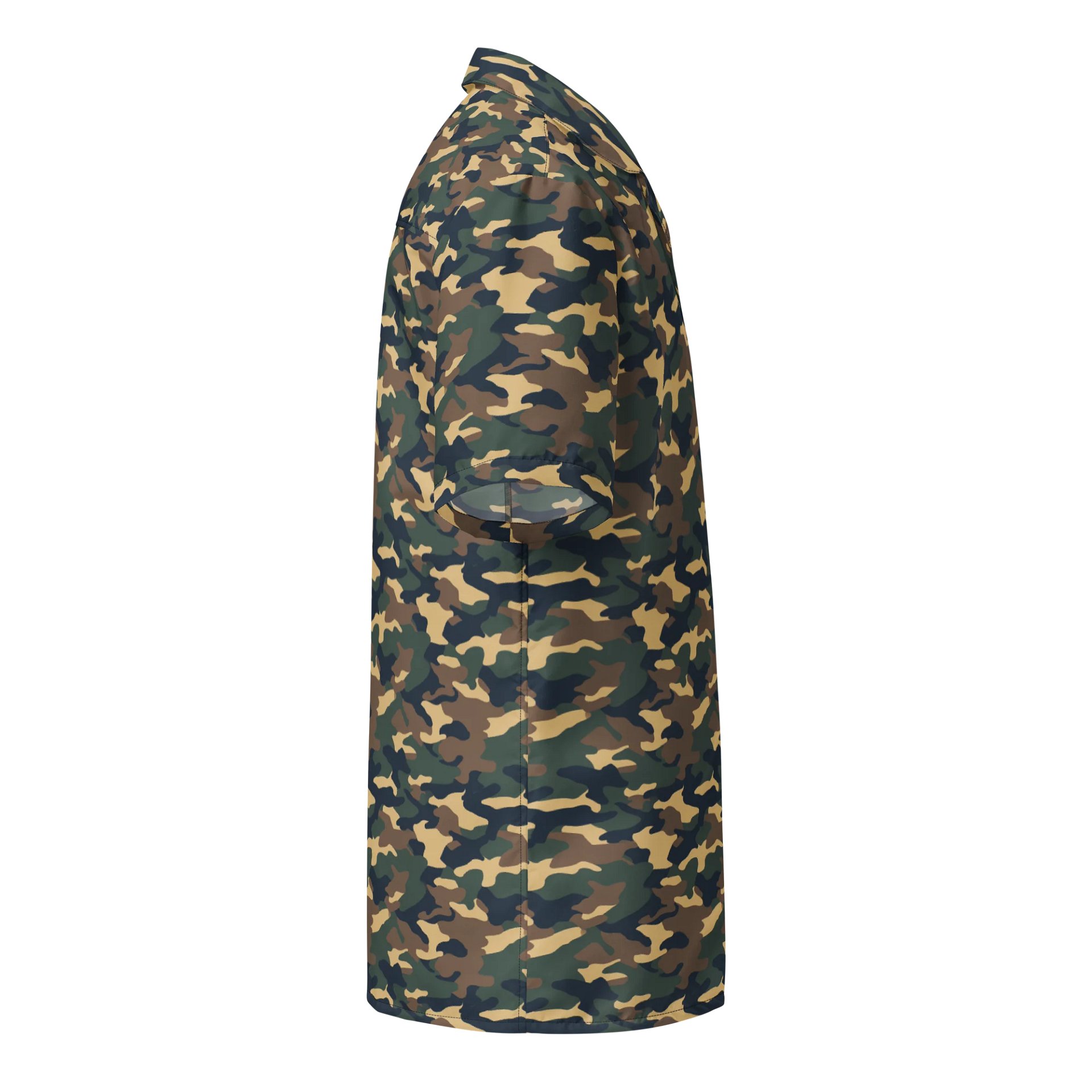 Camo Print Men’s Button-Up Shirt product image (4)