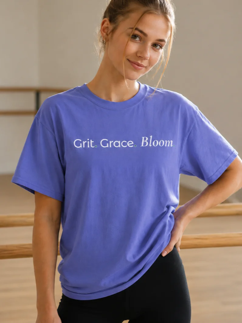 Grit. Grace. Bloom. | Artistry & Resilience | Inspirational Dance Shirt product image (7)