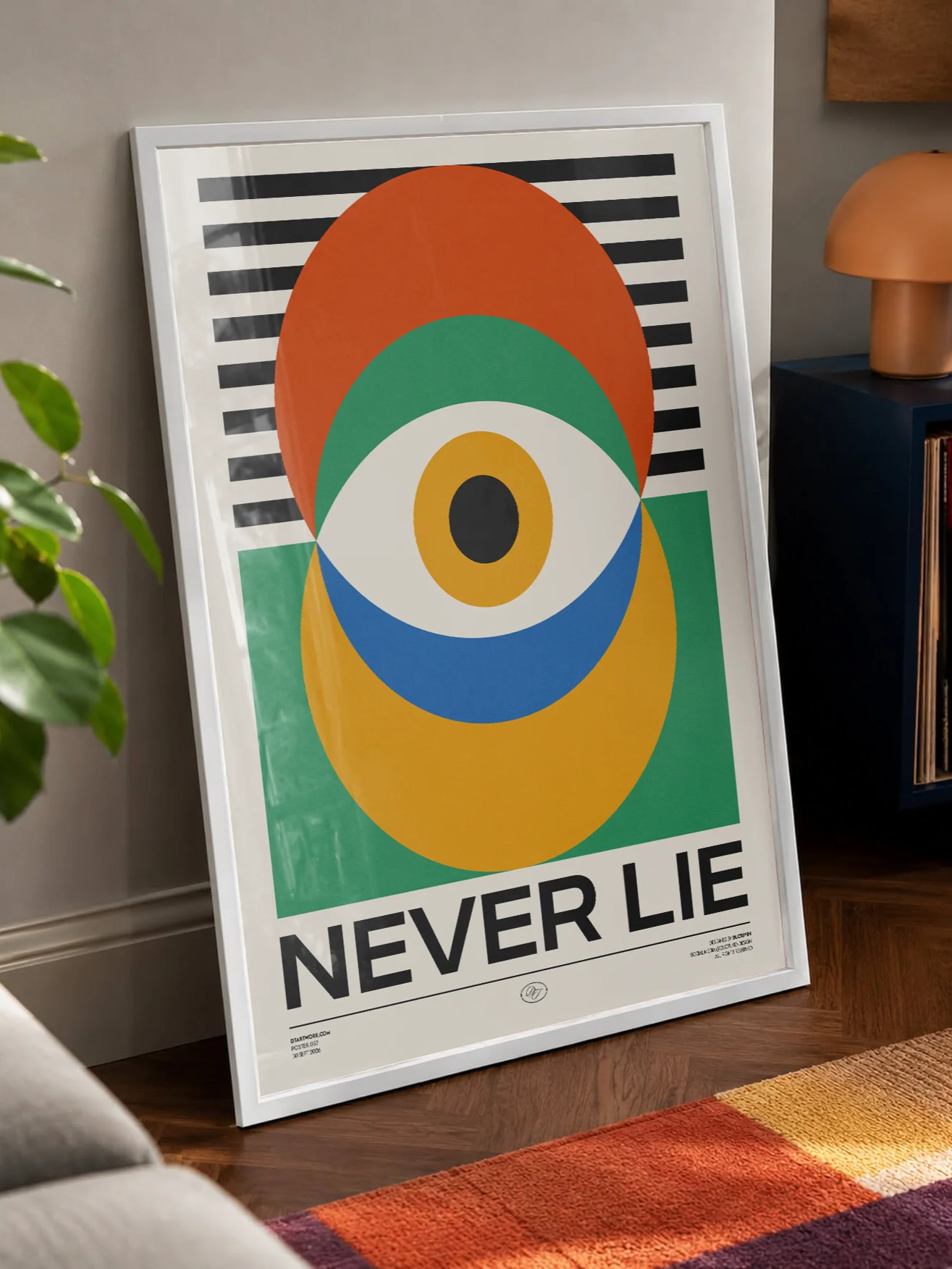 "Eyes Never Lie" Framed Poster product image (4)