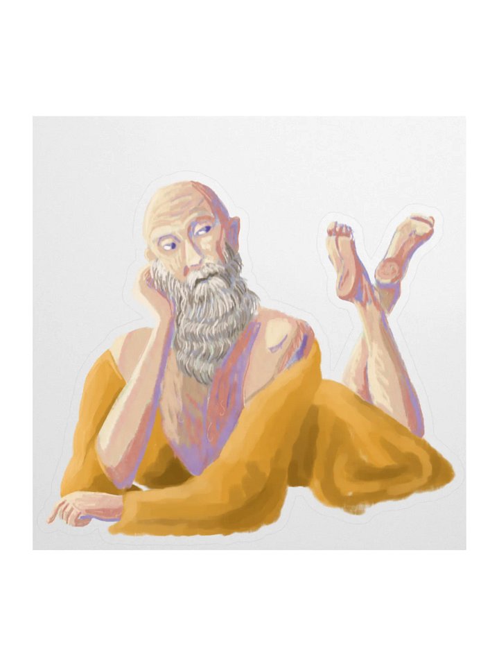 Sultry Wizard Pinup Sticker (1) product image (1)