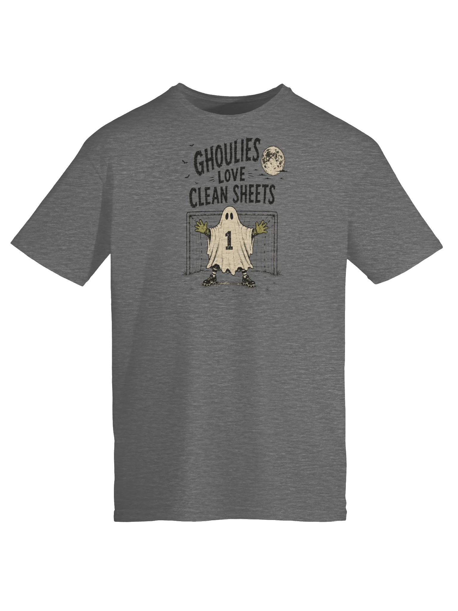 Ghoulies Love Clean Sheets Soccer Ghost Tee product image (5)