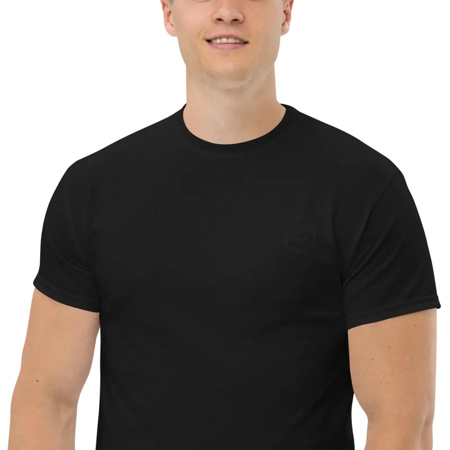 MathManEU Logo T-Shirt - Embroidered (Black) product image (11)