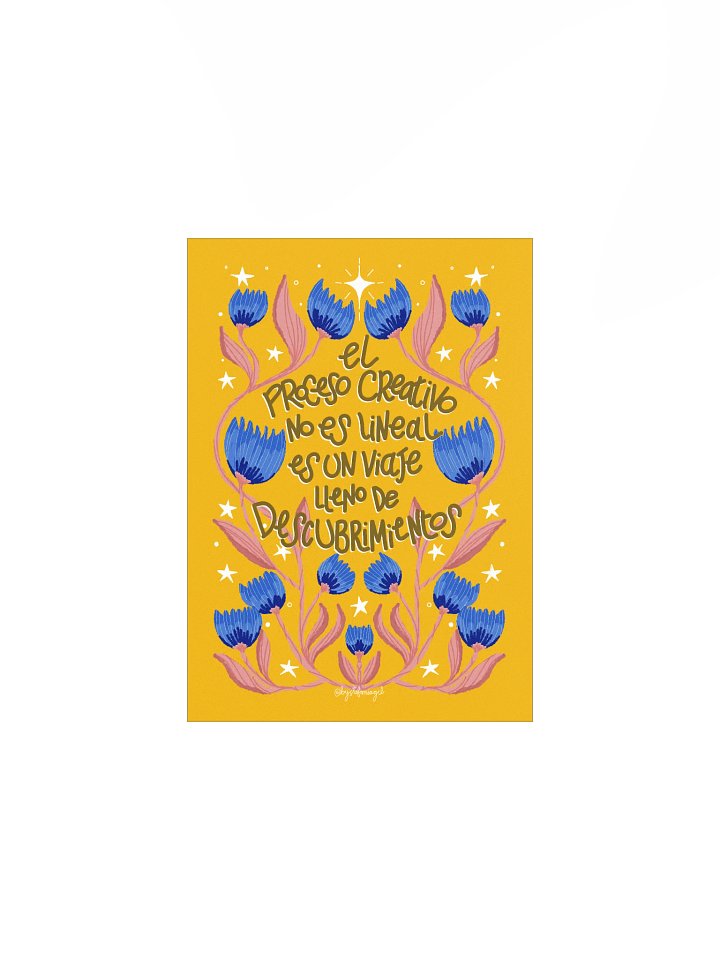 El Proceso Creativo II Enhanced Matte Paper Poster product image (1)