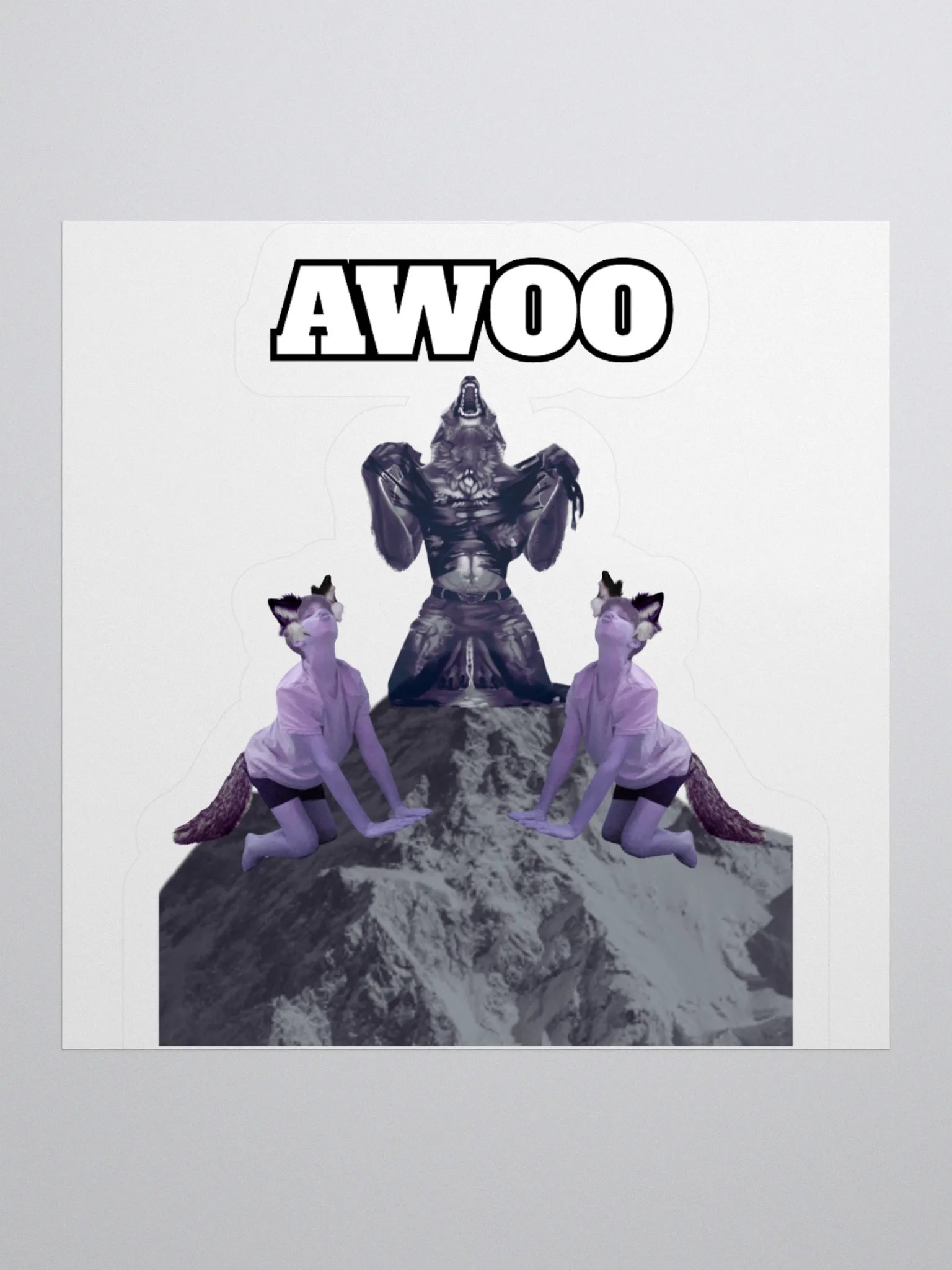 AWOO sticker product image (2)