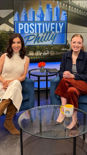 Pinch me! What an amazing experience getting to chat with @abbyonair this morning on @positivelyphillytv all about my ASMR co...
