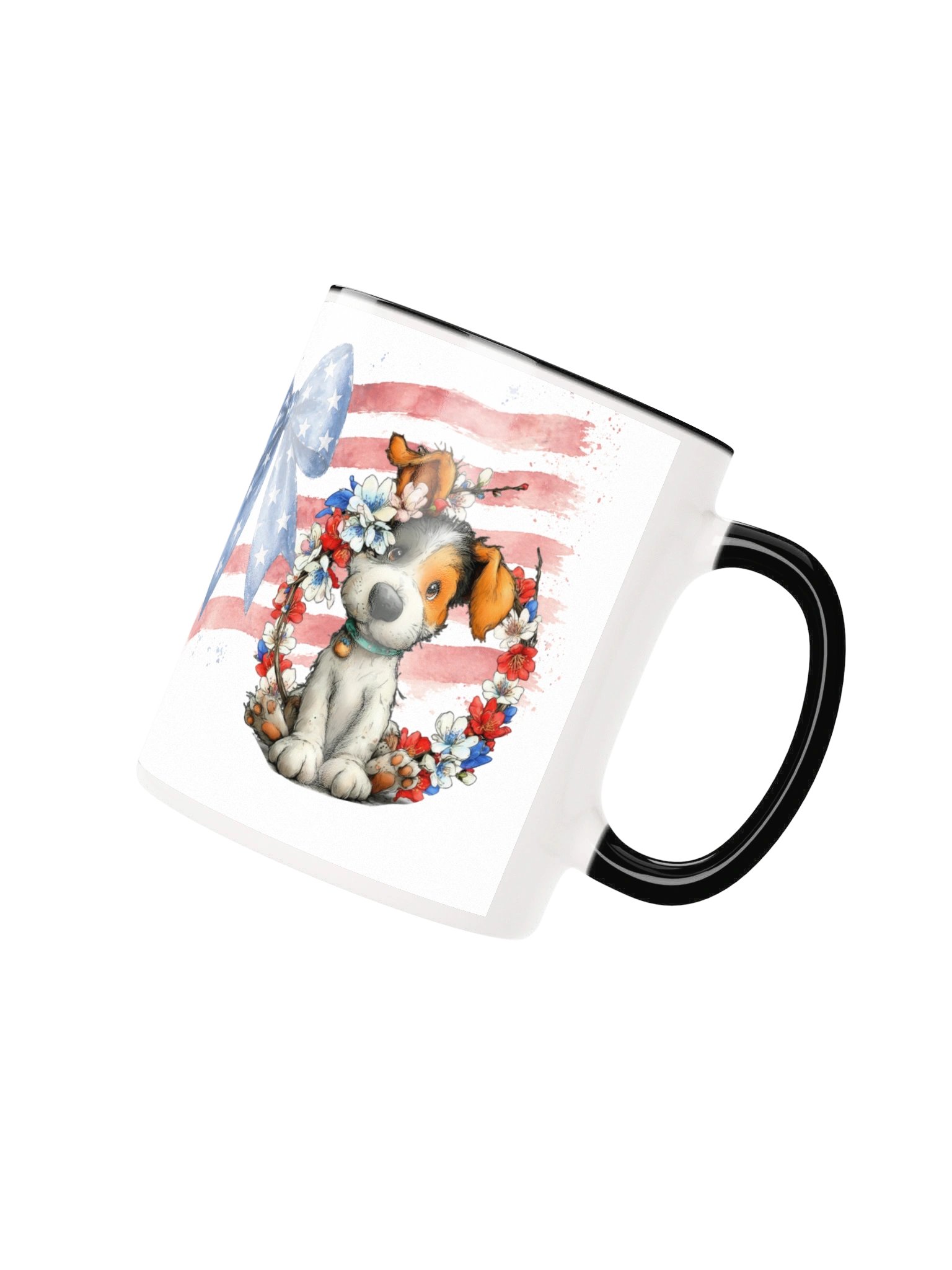 Patriotic Puppy Accent Mug product image (11)