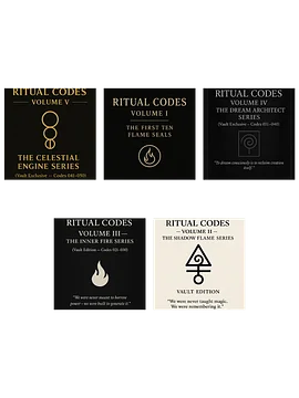 🔒 RITUAL CODES  CORE FOUNDATIONS BUNDLE (Codes 001–050) BUNDLE