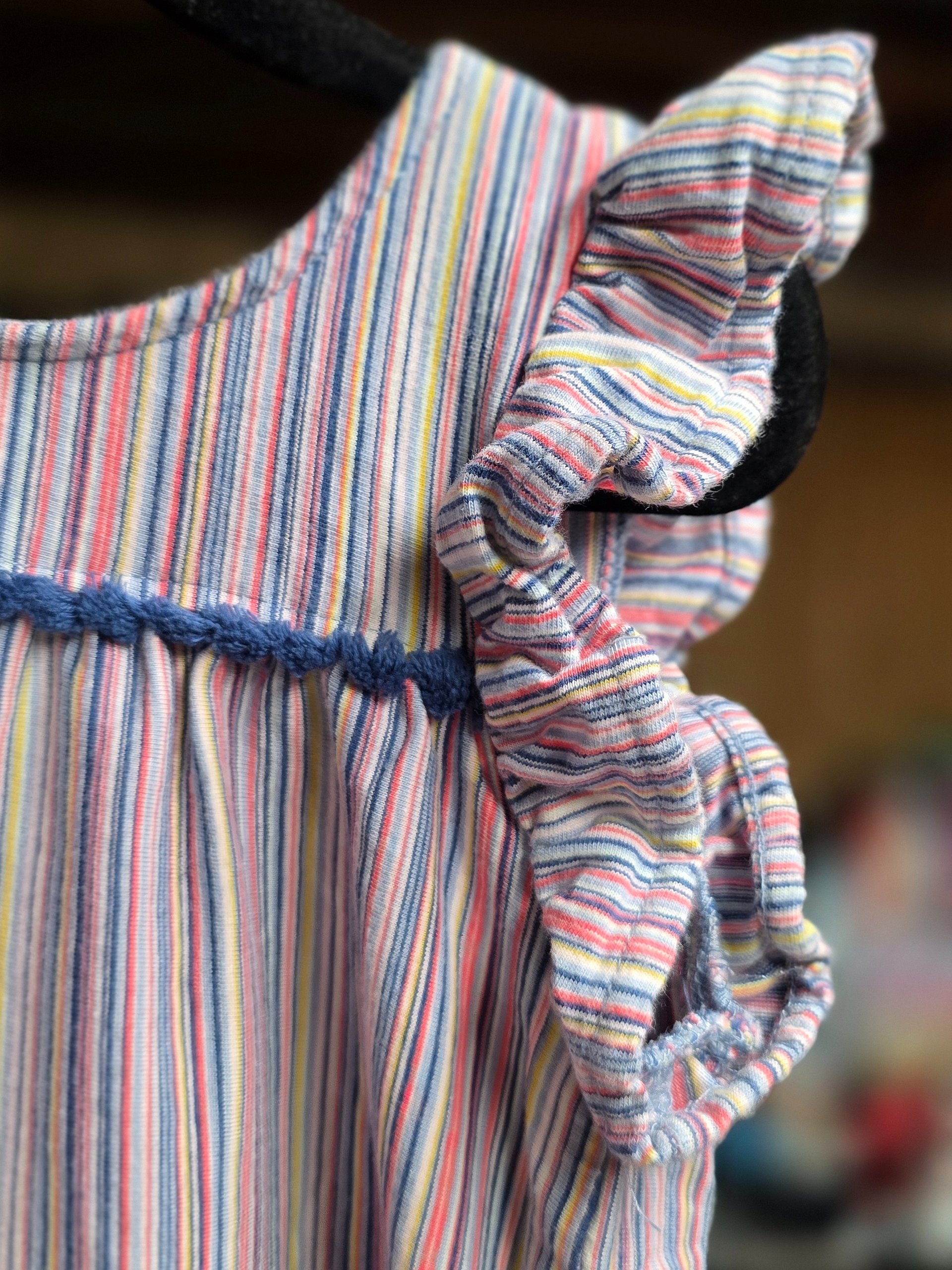 TEA - Size 4 - GENTLY USED - Candy pinstripes dress product image (6)