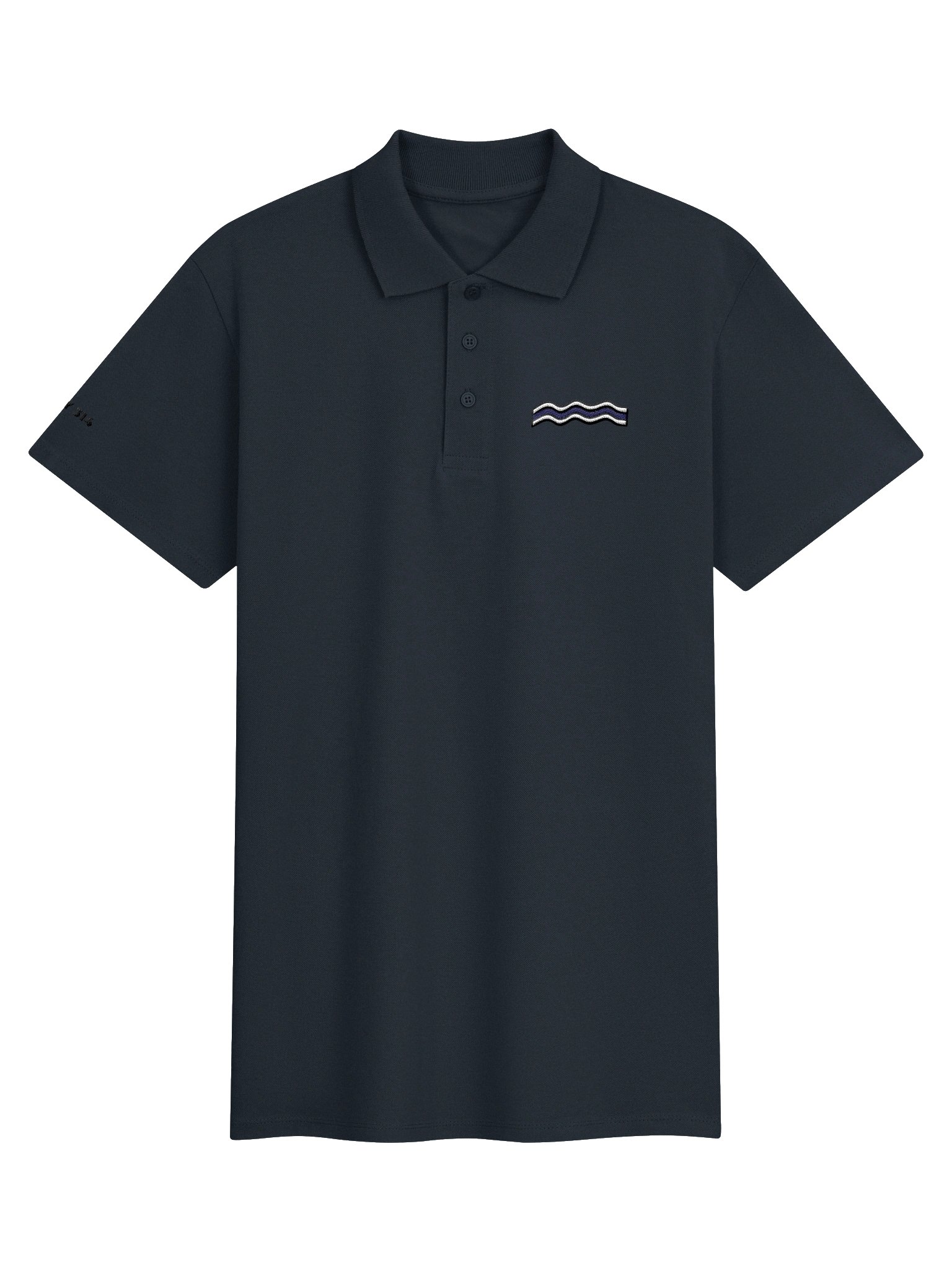 River Embroidered Polo - Navy product image (1)