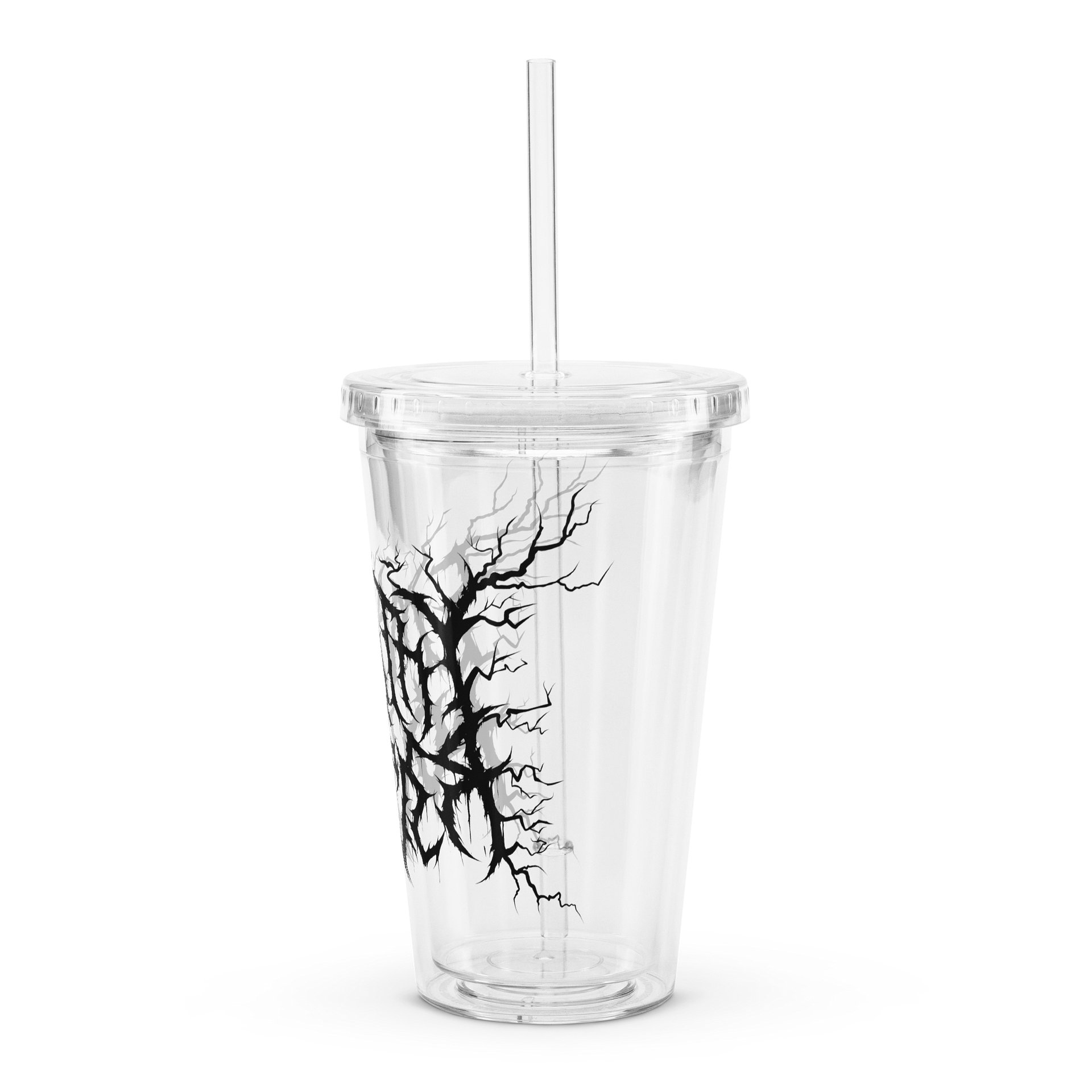 *NEW!* EIP Double Walled Clear Plastic Tumbler (16 oz) BLACK product image (4)