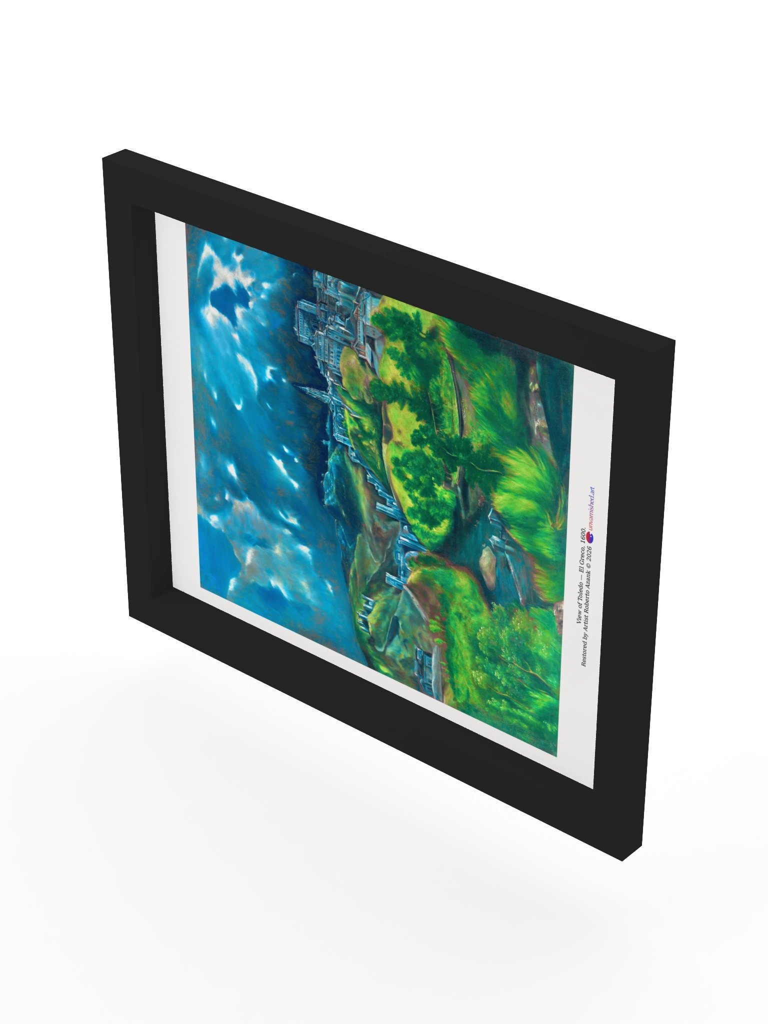 View of Toledo — Small Framed Matte Poster product image (8)