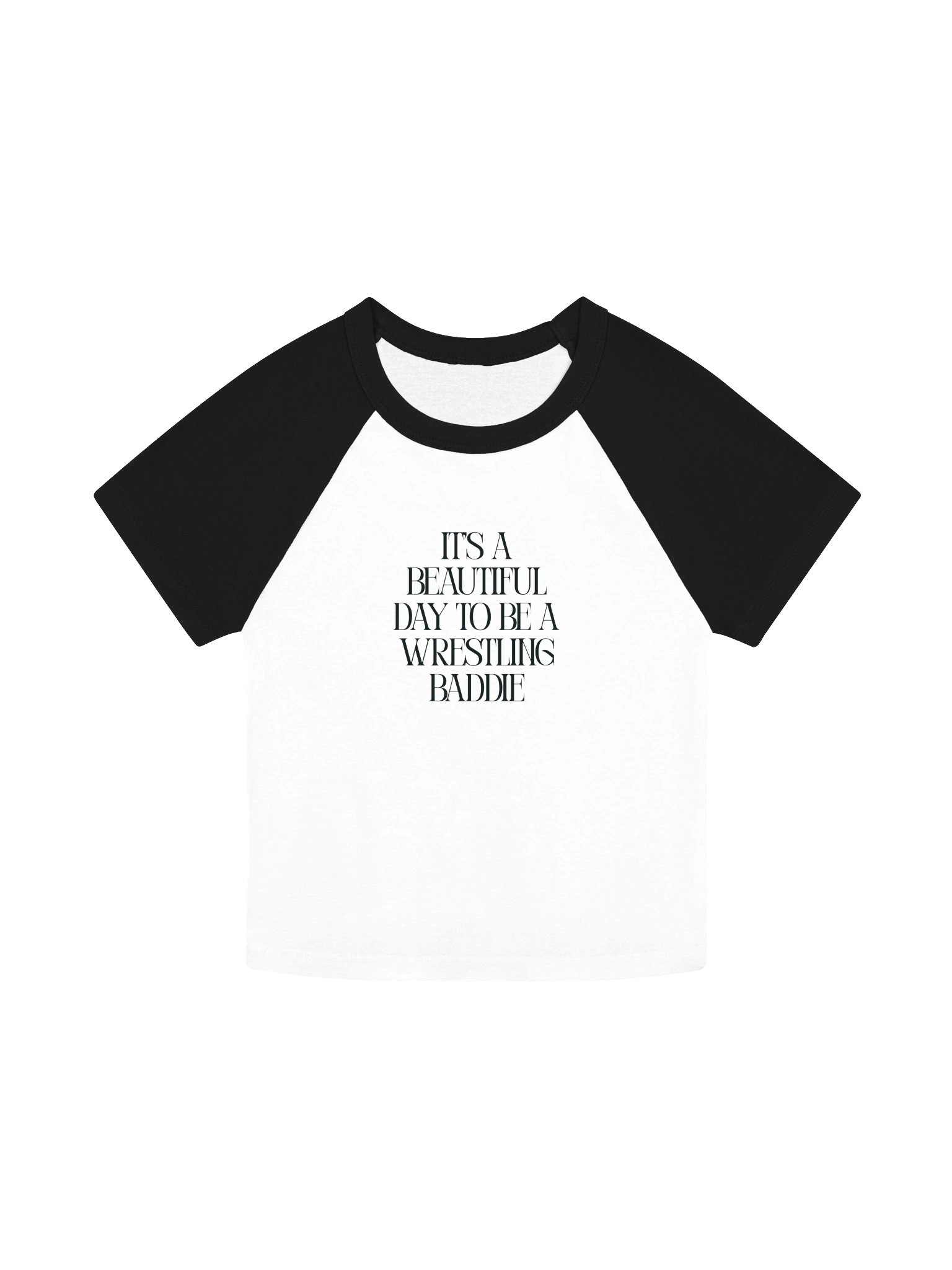 It's A Beauiful Day To Be A Wrestling Baddie Baby Tee product image (1)