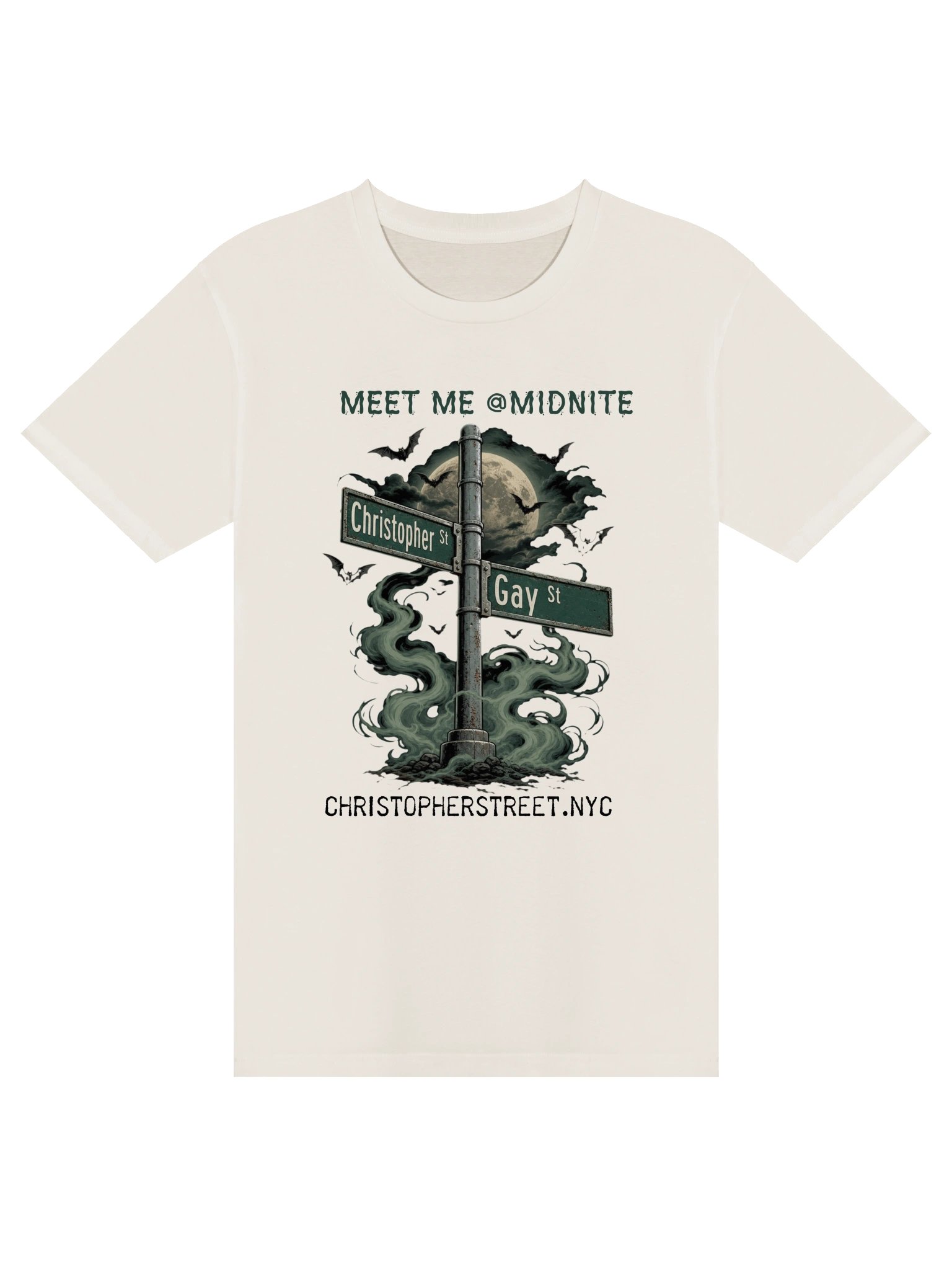 Meet Me @Midnite | Christopher & Gay Streets Halloween Pride Tee product image (2)
