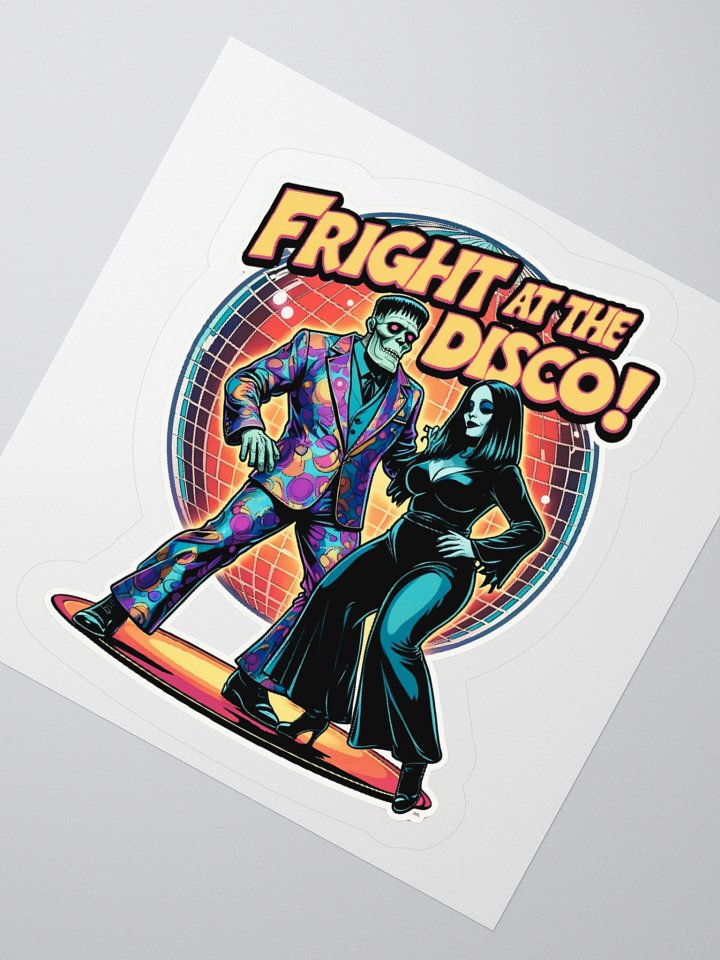 Fright at the Disco Kiss Cut Sticker product image (5)