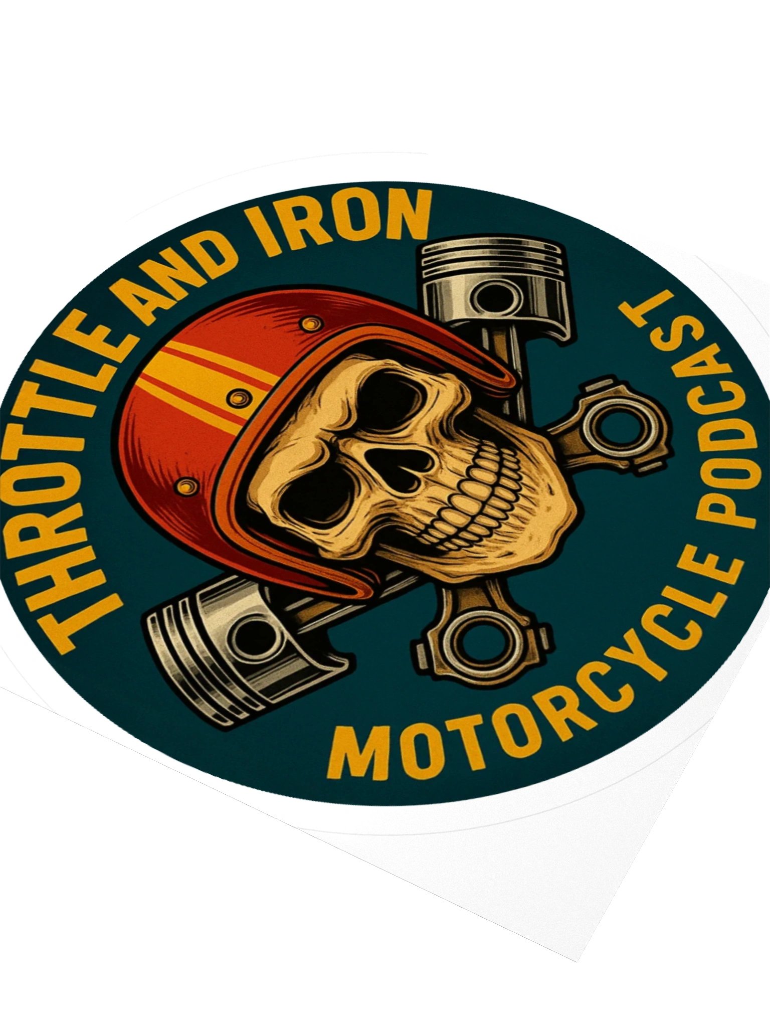 Throttle and Iron Motorcycle Podcast Stickers product image (7)