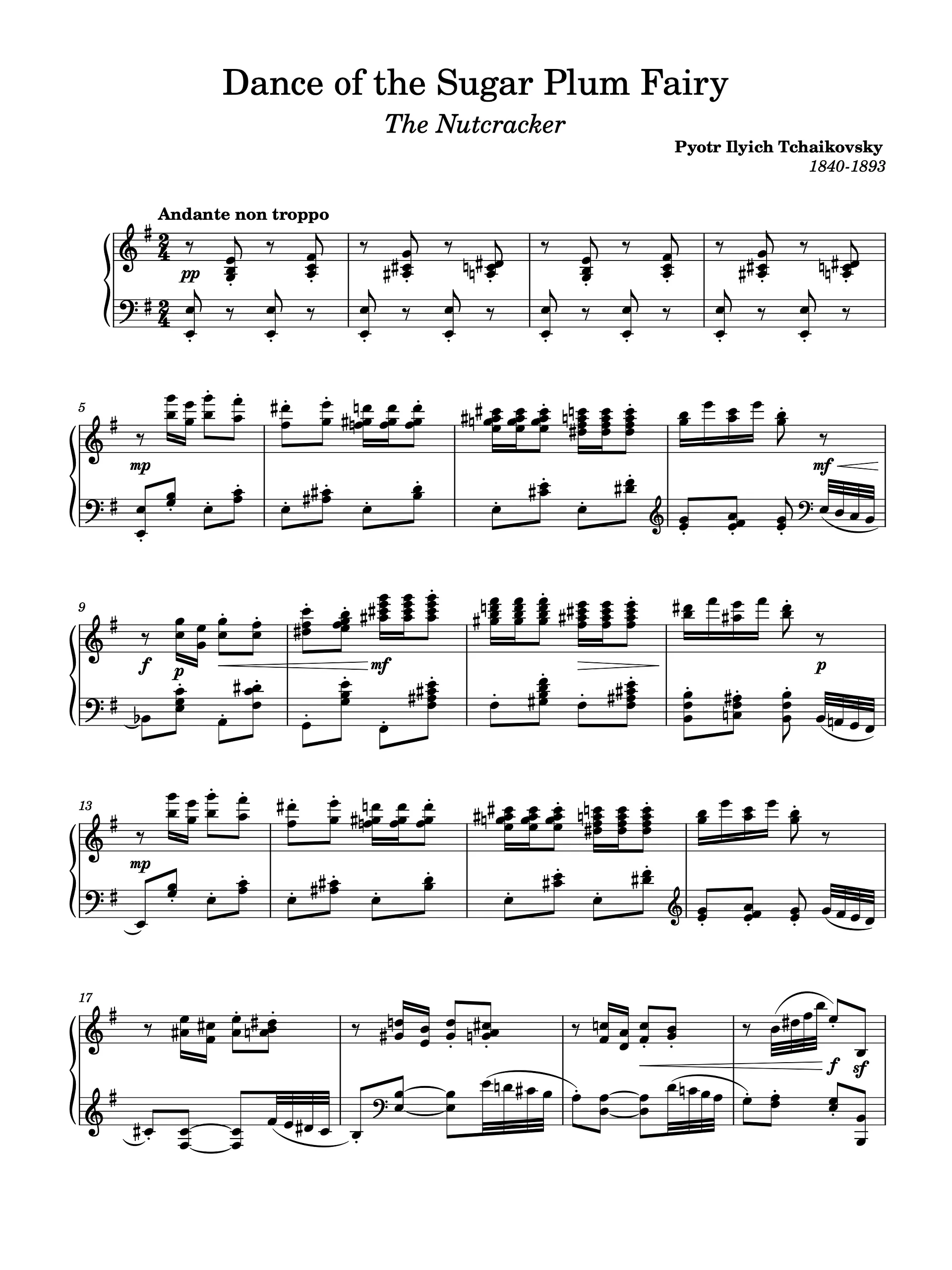 Dance of the Sugar Plum Fairy, Op. 71a product image (1)
