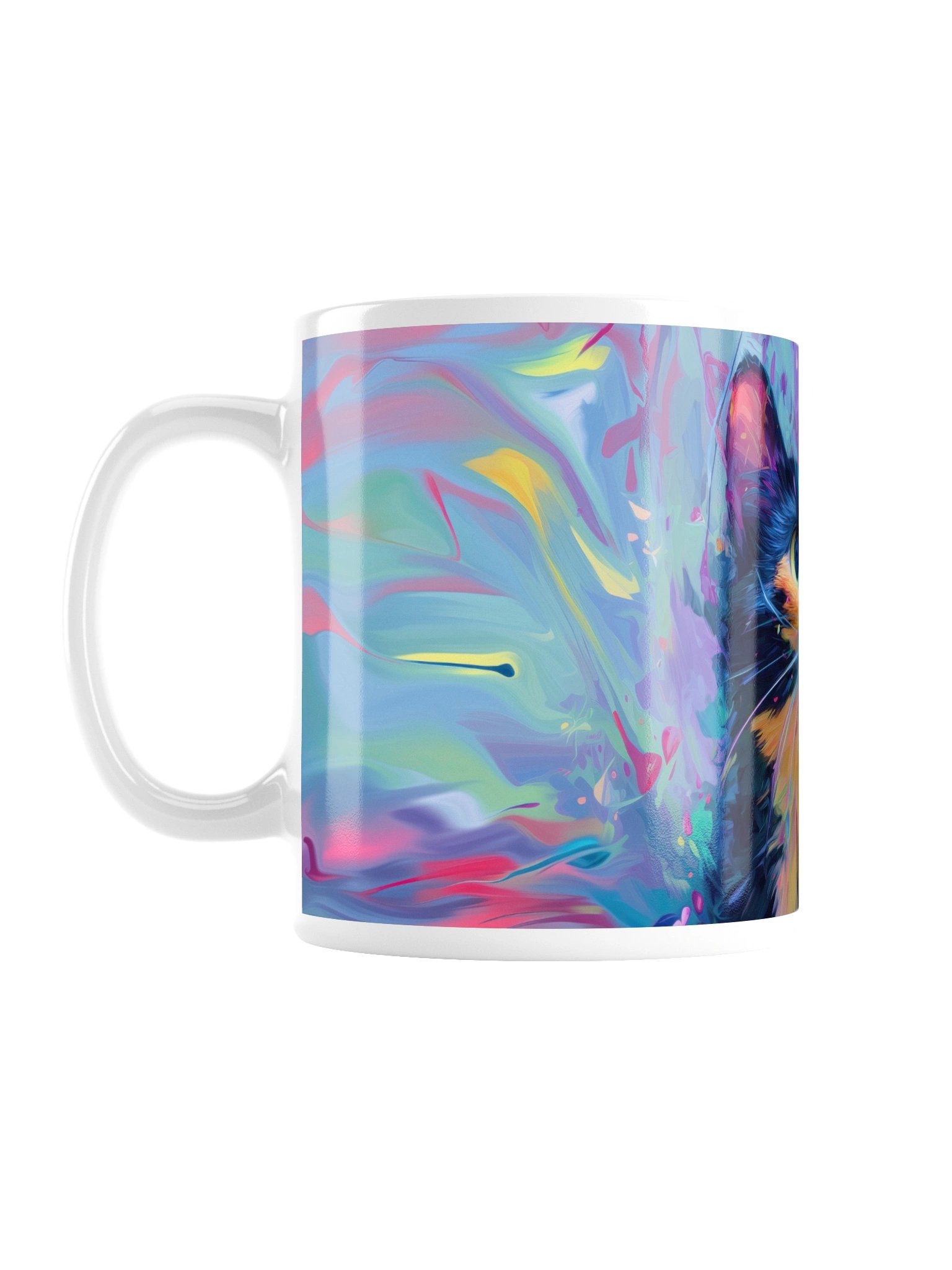 Painterly Calico Mug product image (3)