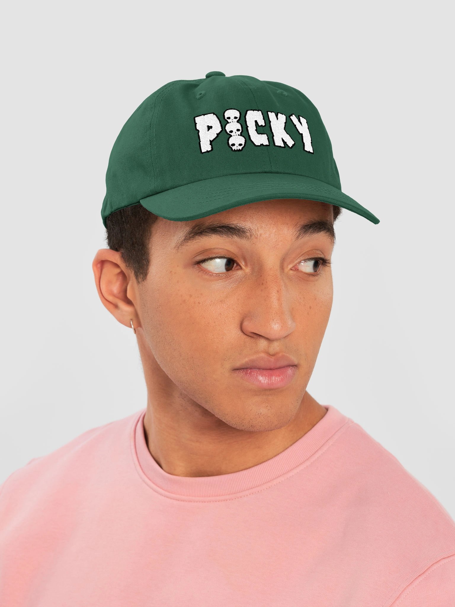Picky Skulls Embroidered Dad Hat (5 Colors) product image (6)