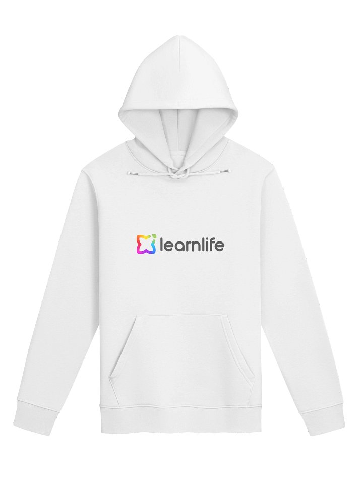 Adult/Teen Hoodie - Organic - Horizontal Logo - Rainbow & Charcoal product image (1)