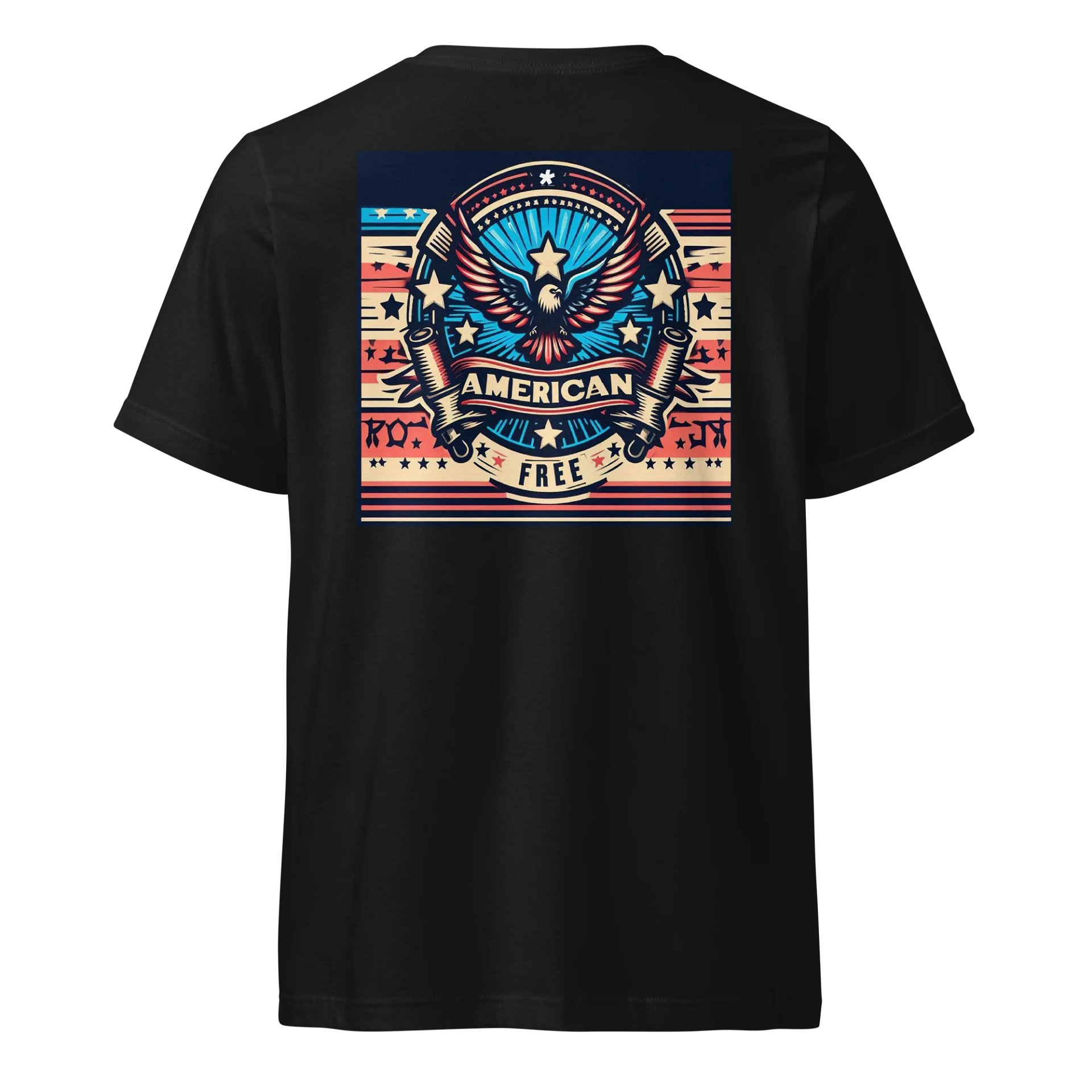 Patriotic Eagle Emblem V-Neck Tee product image (3)