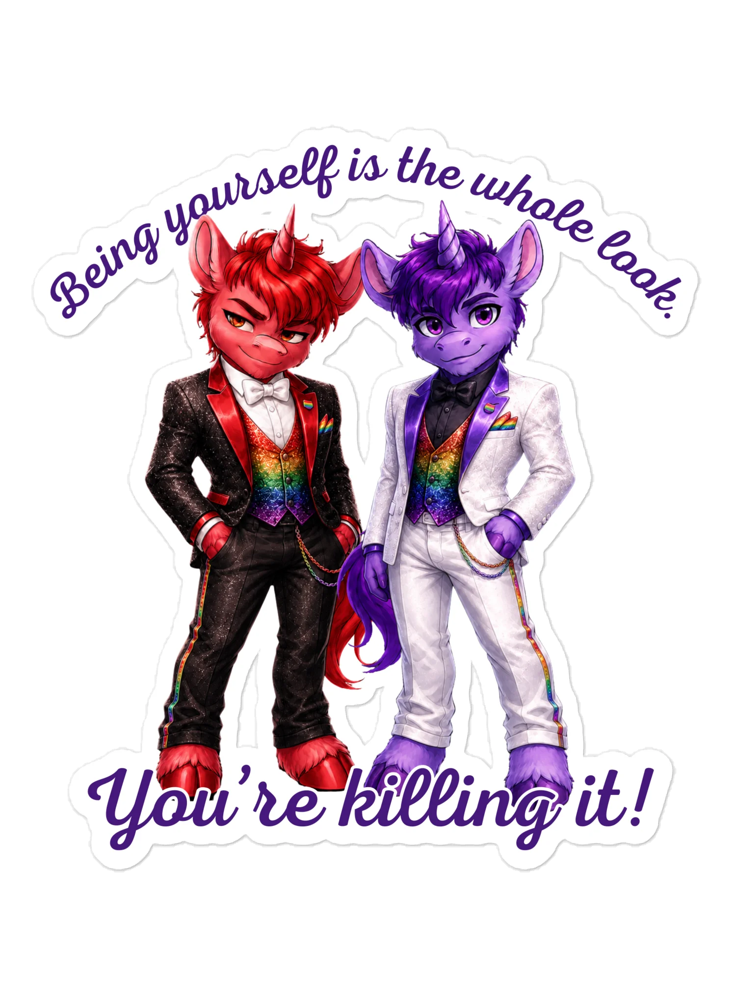 2026 Pride Die Cut Sticker - You're Killing It! product image (1)