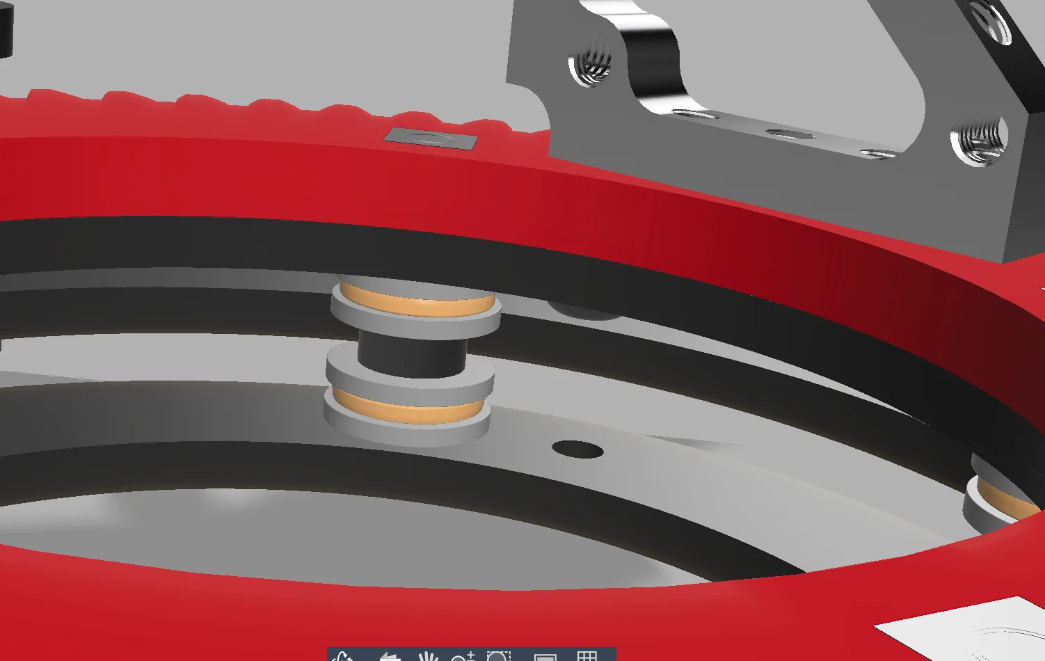 81mm ID Rotating Turret Base Kit: Thrust "Bearing Stack" Style product image (4)