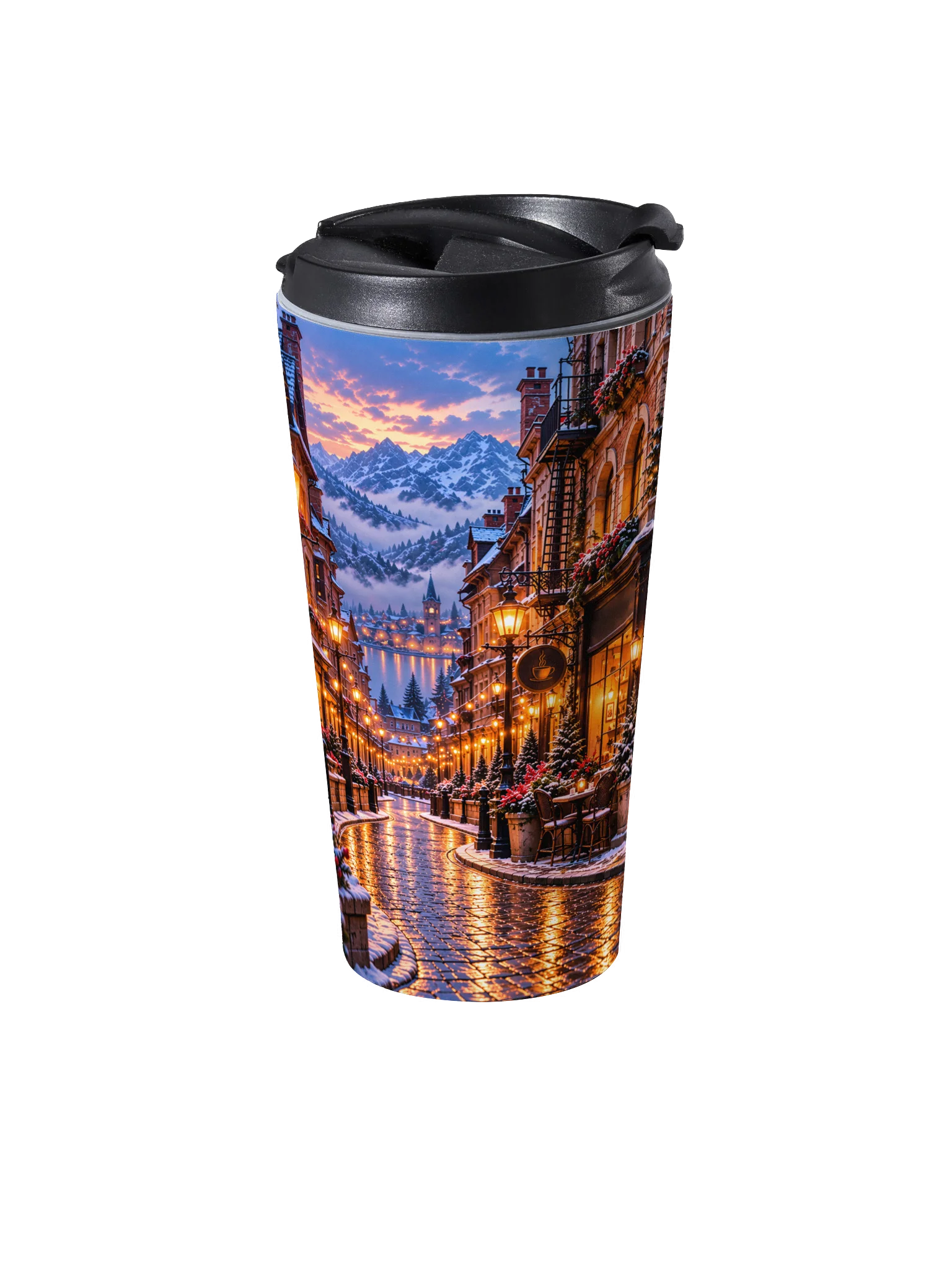 Plushtropolis Winter Evening Travel Thermos product image (2)