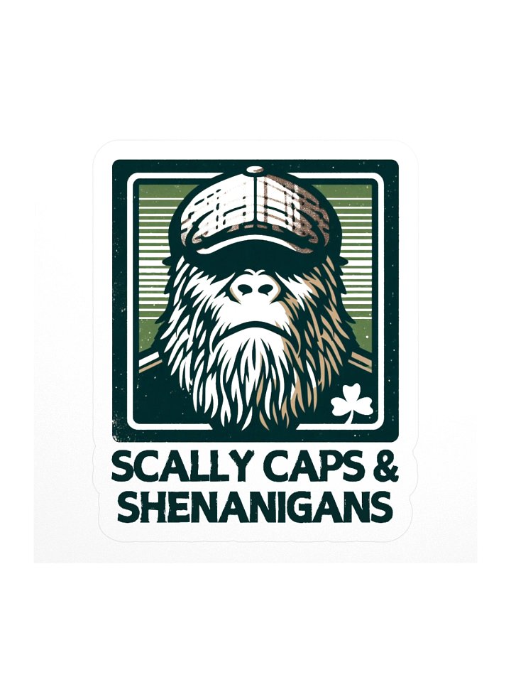Scally Caps & Shenanigans Sticker – Luck of the Sasquatch Remix – Dubs Hat Hub product image (1)
