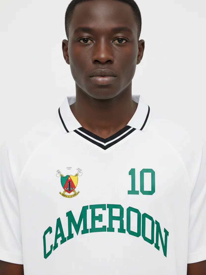 Cameroon Sports Oversized Striped V-Neck Jersey product image (5)