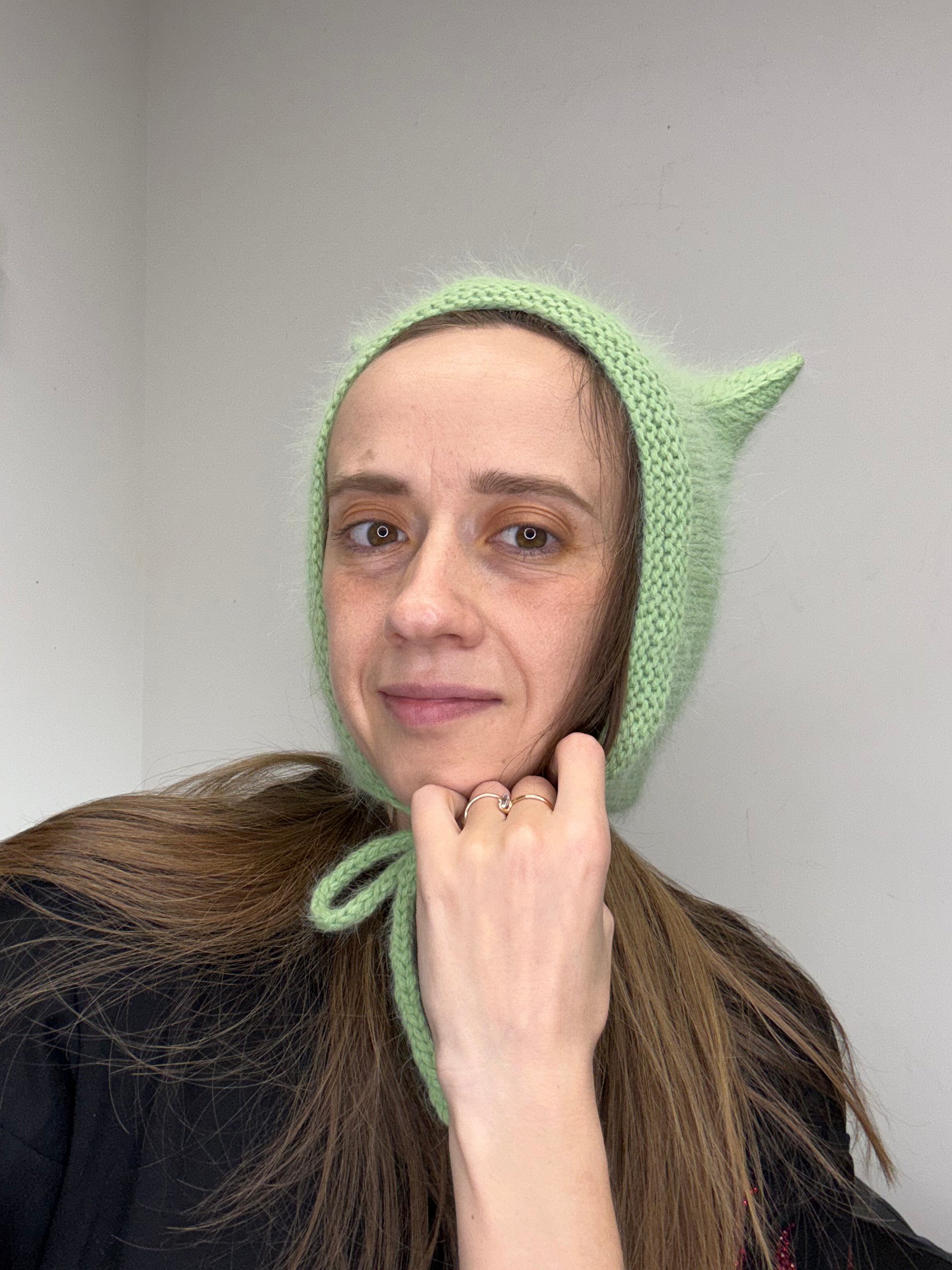 Knit Kitty Style Hat Pattern product image (10)