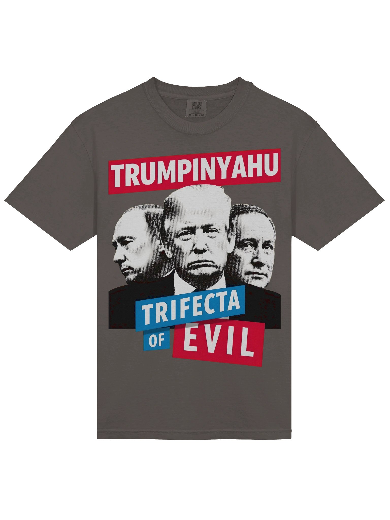 Trumpinyahu Trifecta Of Evil T-Shirt product image (12)