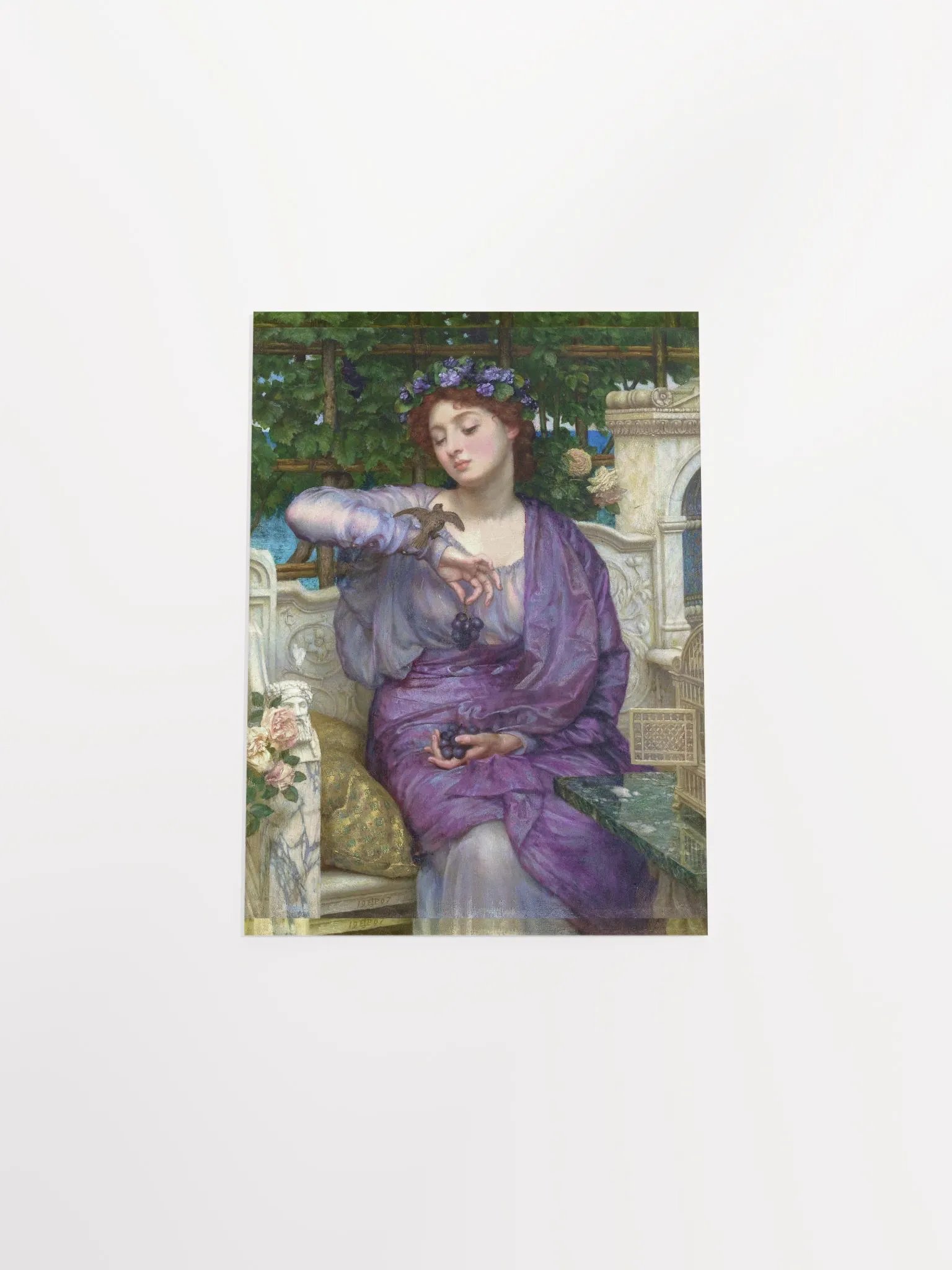 ''Lesbia and her Sparrow'' by Edward John Poynter Poster product image (4)