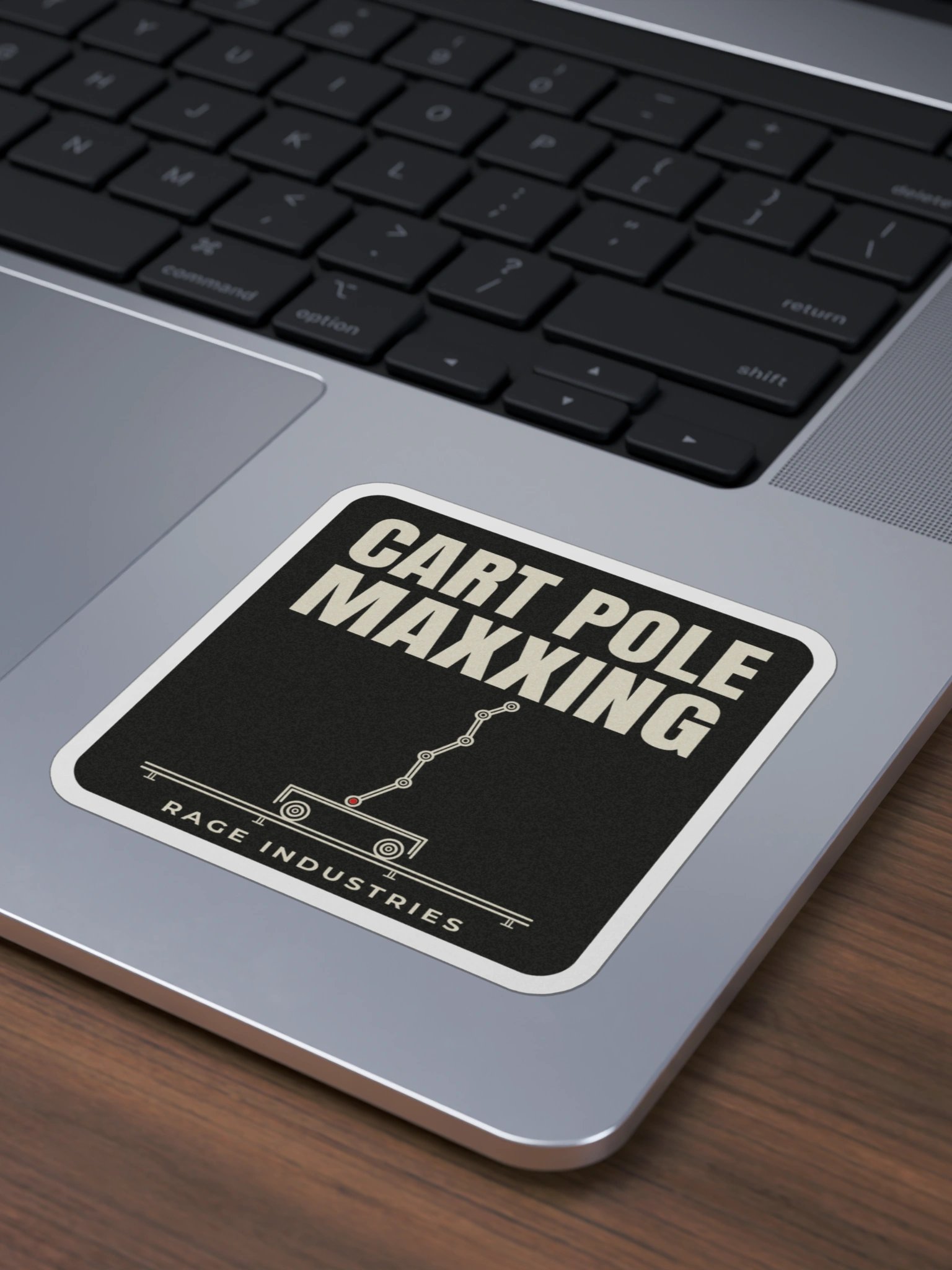 Cart Pole Maxxing Die-Cut Sticker product image (6)