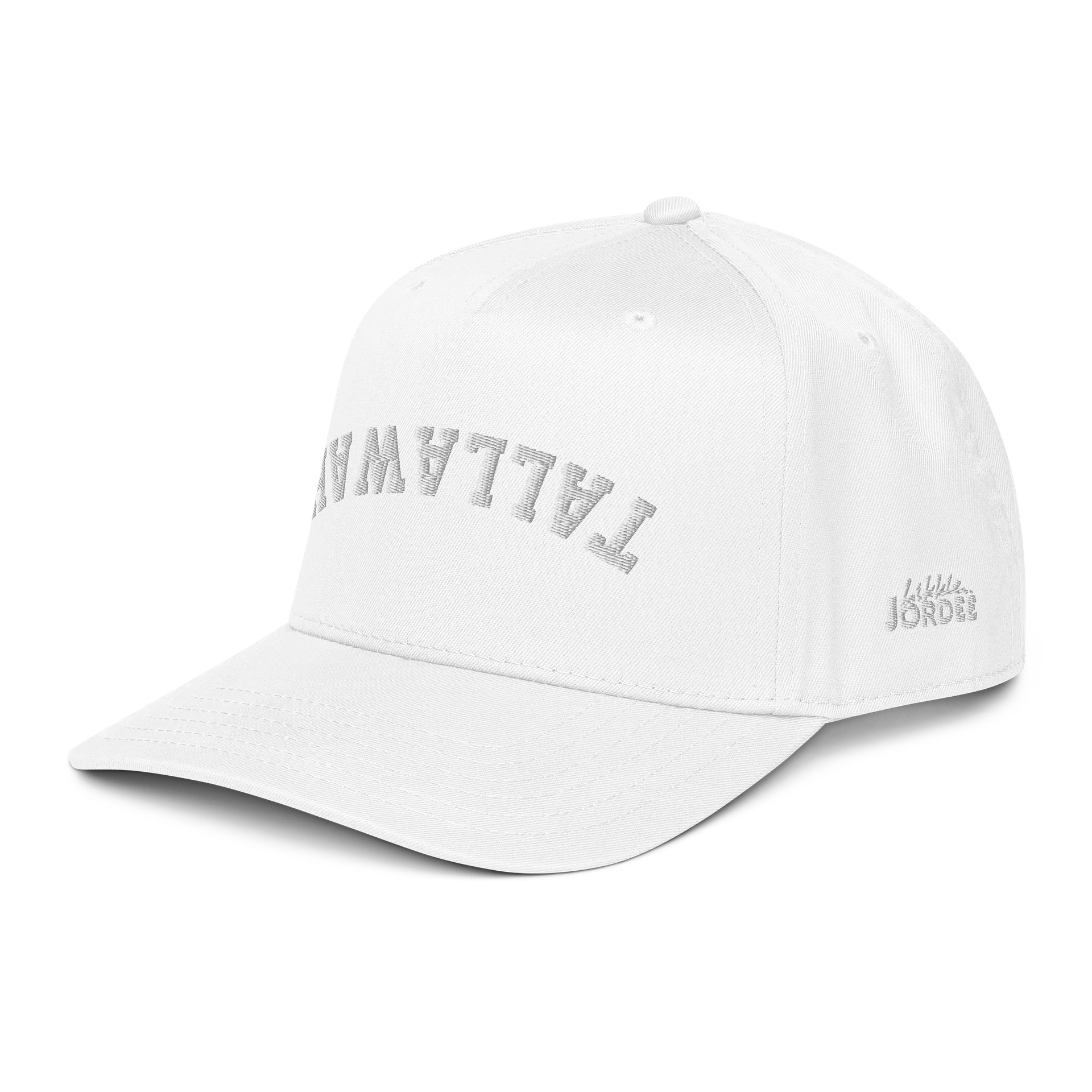 "likkle but TALLAWAH" Baseball Cap in Criss White product image (3)