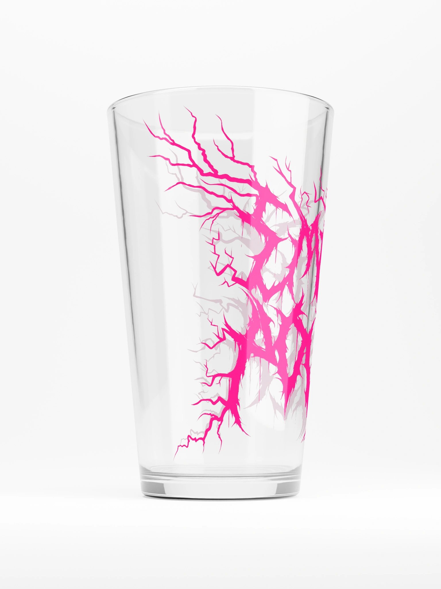 *NEW!* DEATH METAL Empathy is Power Pint Glass (Hot Pink) product image (2)