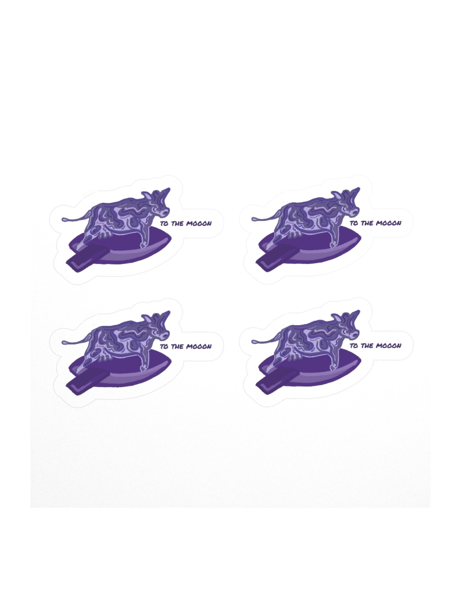 To the Mooon - Sticker (small) product image (1)