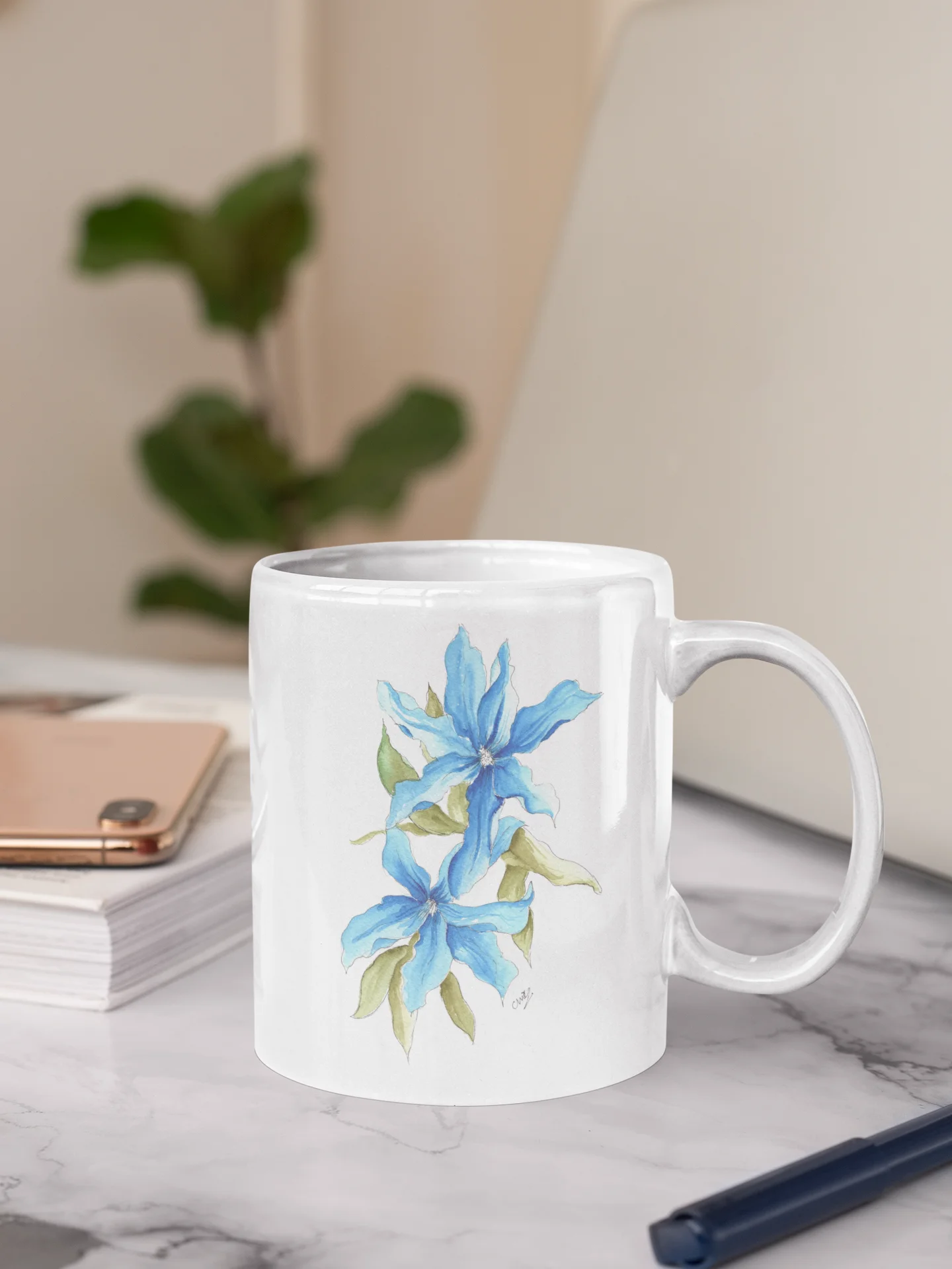 Clematis Coffee Mug product image (4)