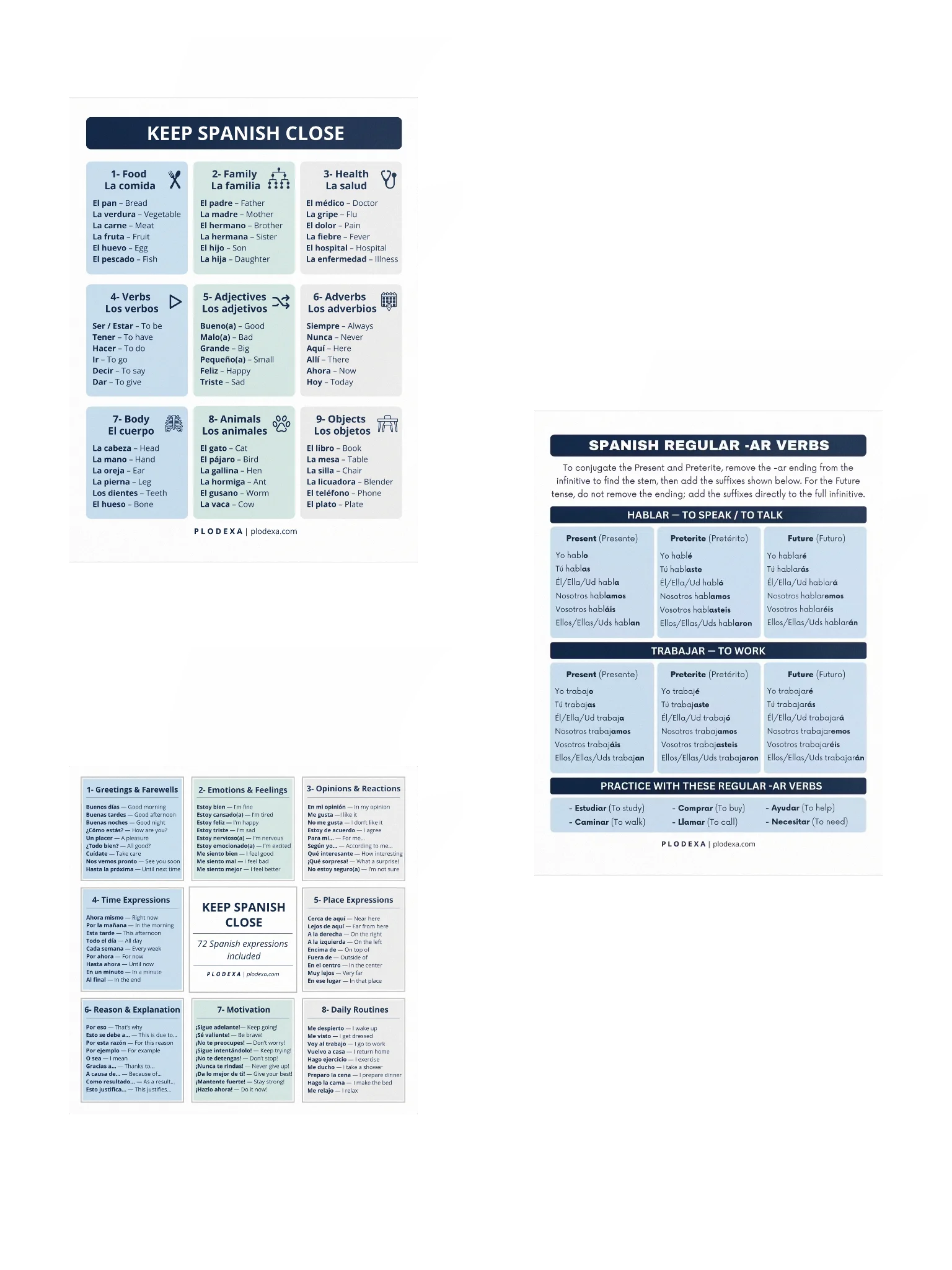The Spanish Trio Poster Bundle product image (1)