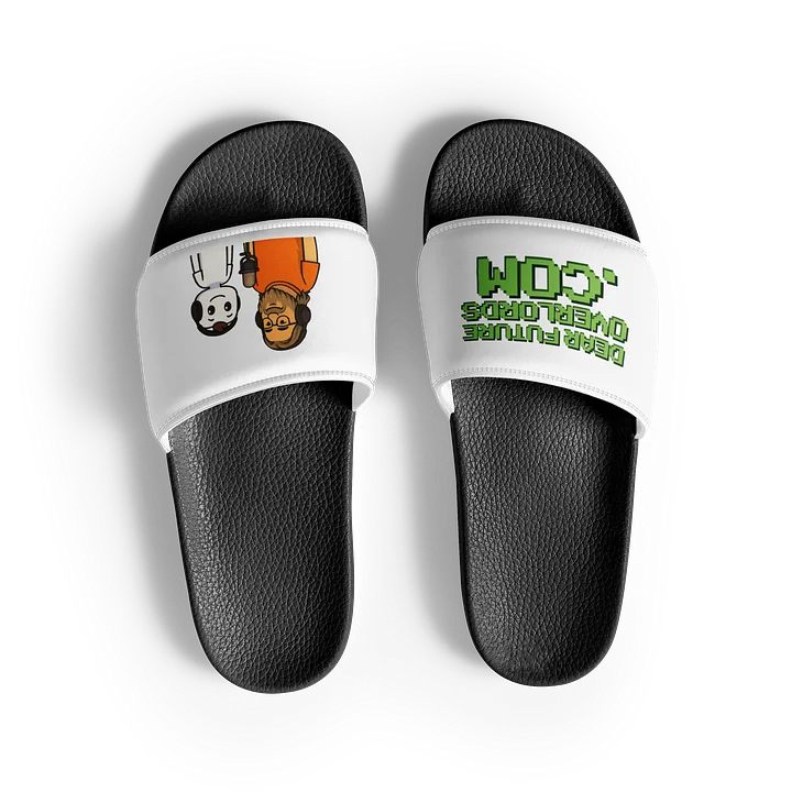 Dear Future Overlords Men’s Slides product image (1)