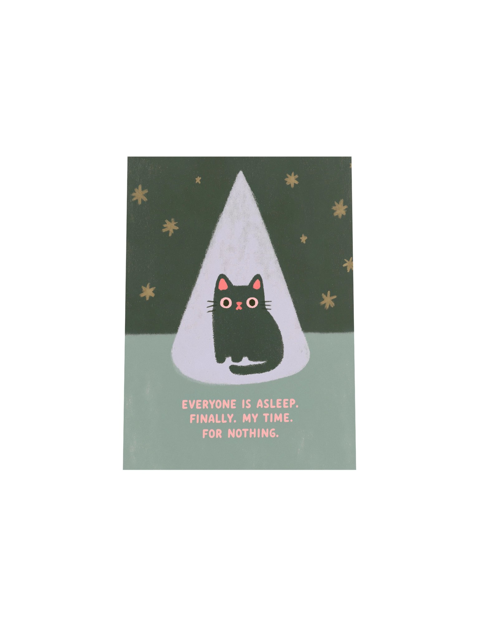 Everyone Is Asleep Cat Poster product image (28)