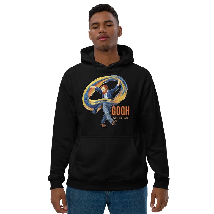 Gogh with the Flow Premium Eco Hoodie product image (1)