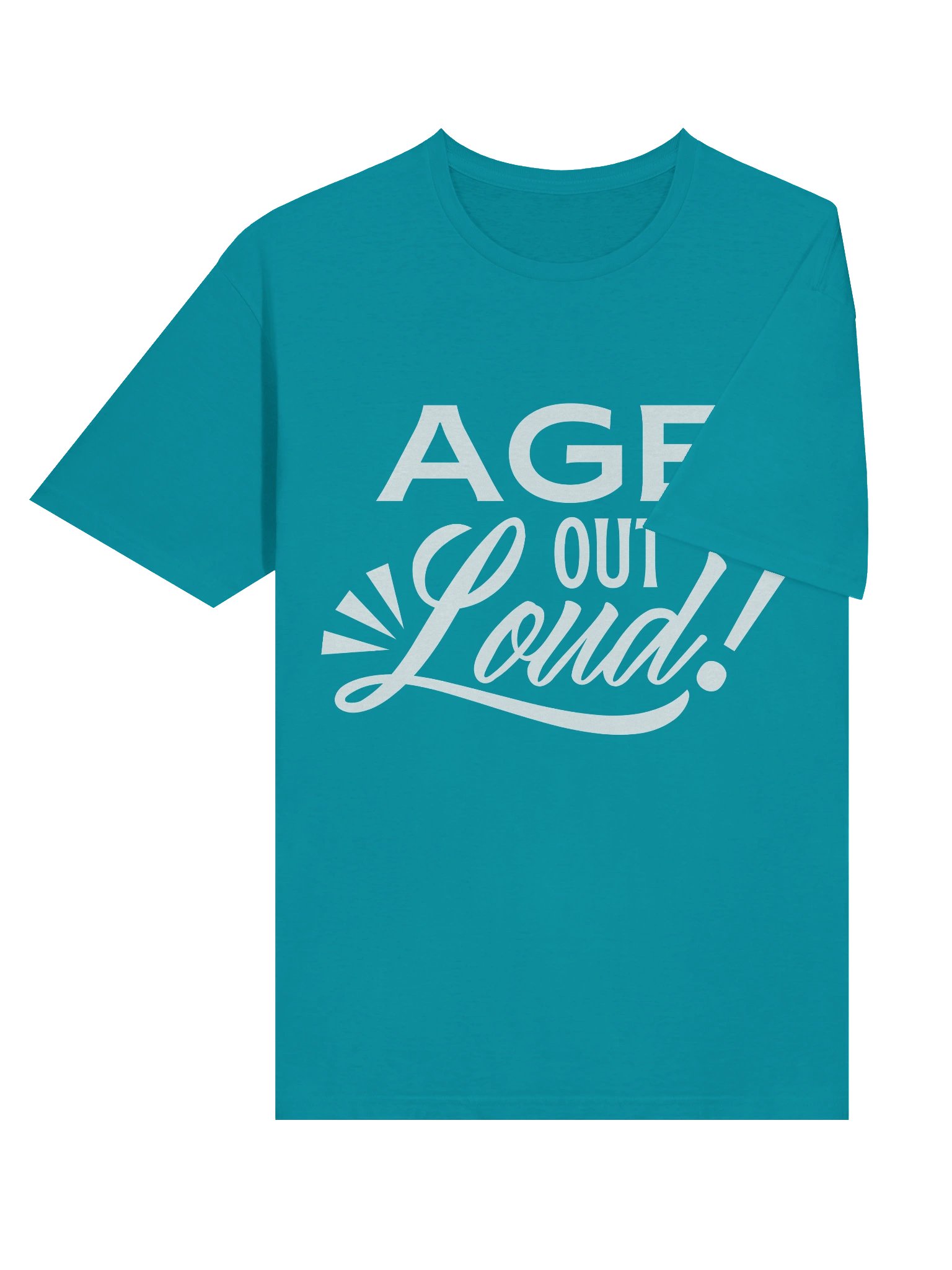 Unisex Softstyle T-Shirt by Gildan - "Age Out Loud" (Choice in Aging Logo Variant) product image (20)