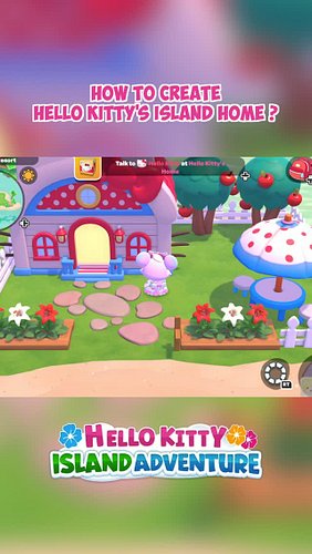 How to build Hello Kitty's home in Hello Kitty Island Adventure⁠
⁠
This home is so perfect for Hello Kitty! I love the bow an...