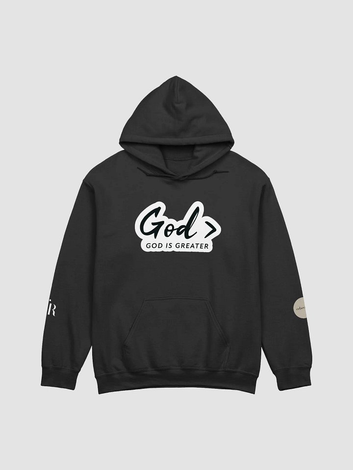 God > HOODIE - (BLACK TEXT) product image (2)