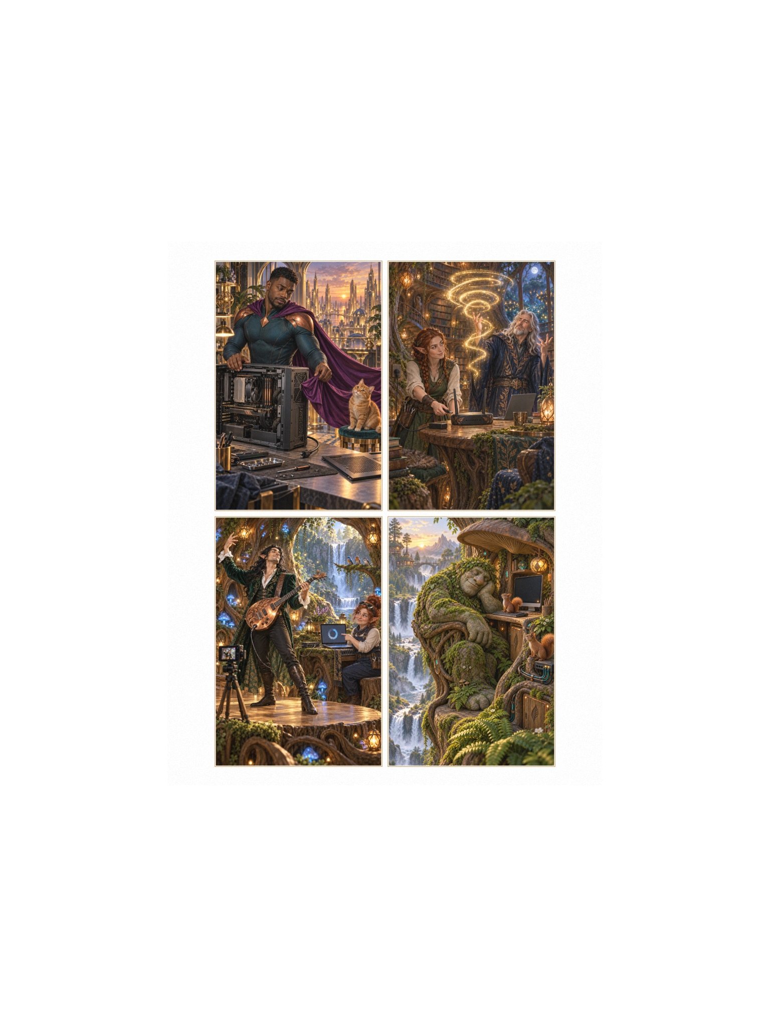 Fantastic Support Small Art Print product image (1)