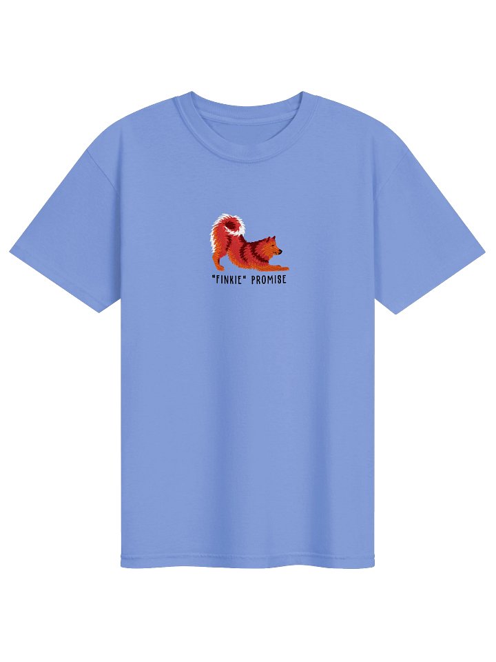 Finkie Promise T-Shirt(Embroidered) of a Finnish Spitz(Red) product image (3)