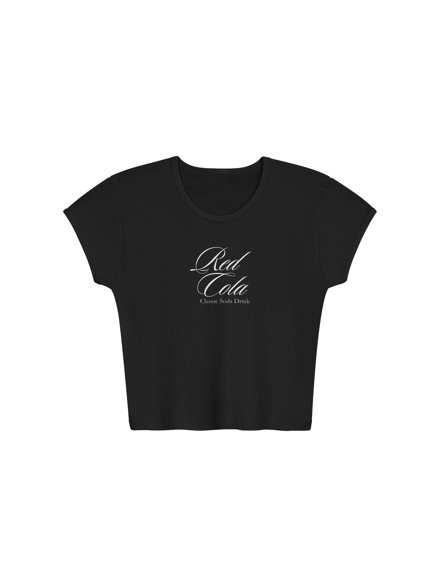 Red cola | LA Apparel Womens Baby Rib Crop Top product image (1)